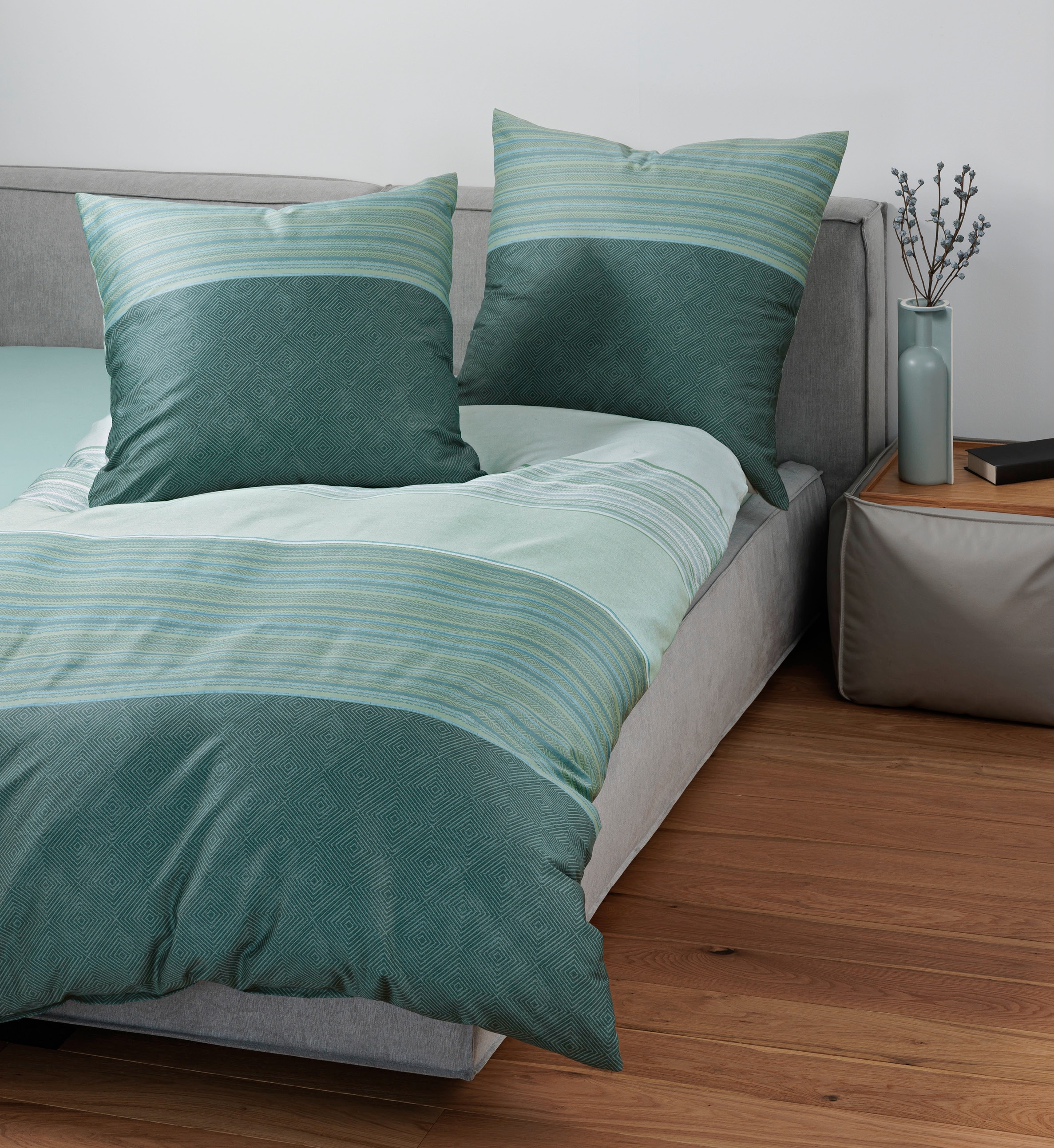 Janine Bettwäsche "moments" mit Reissverschluss günstig online kaufen