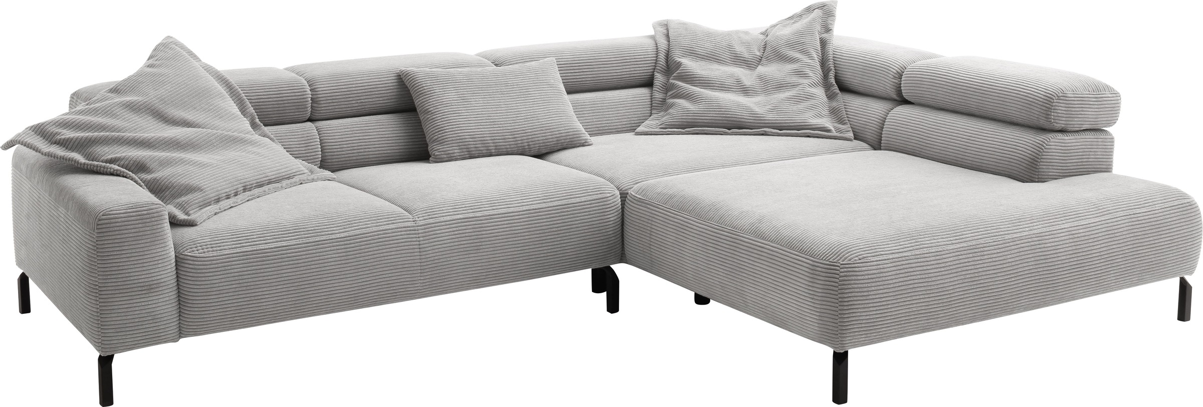 Thumbnail - Places of Style Ecksofa "Antonelli, L-Form, inkl. Kopfteilverstellung, Breite 312 cm", mit elektrischer Sitztiefenverste...