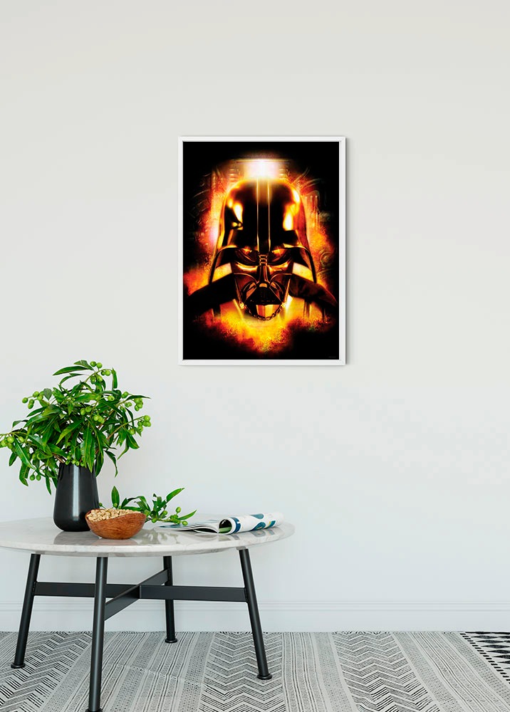 Komar Bild »Star Wars Classic Vader Head«, Star Wars, (1 St.), Wandbild zur Dekoration im Kinderzimmer - ohne Rahmen