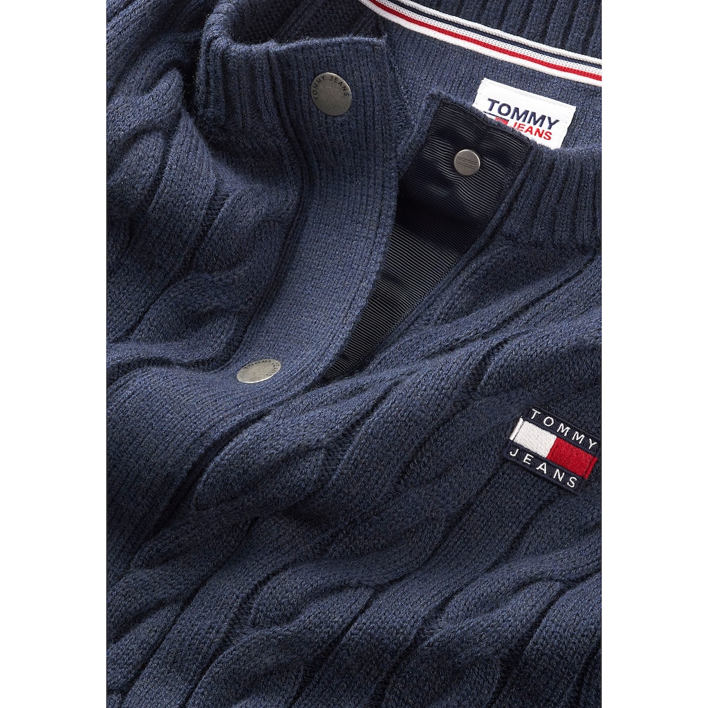 Tommy Jeans Strickjacke »TJW BADGE CABLE CARDIGAN«