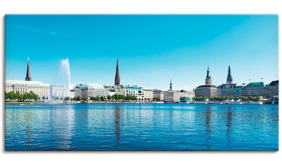 Wandbild »Hamburg Alsterpanorama«, Deutschland, (1 St.)