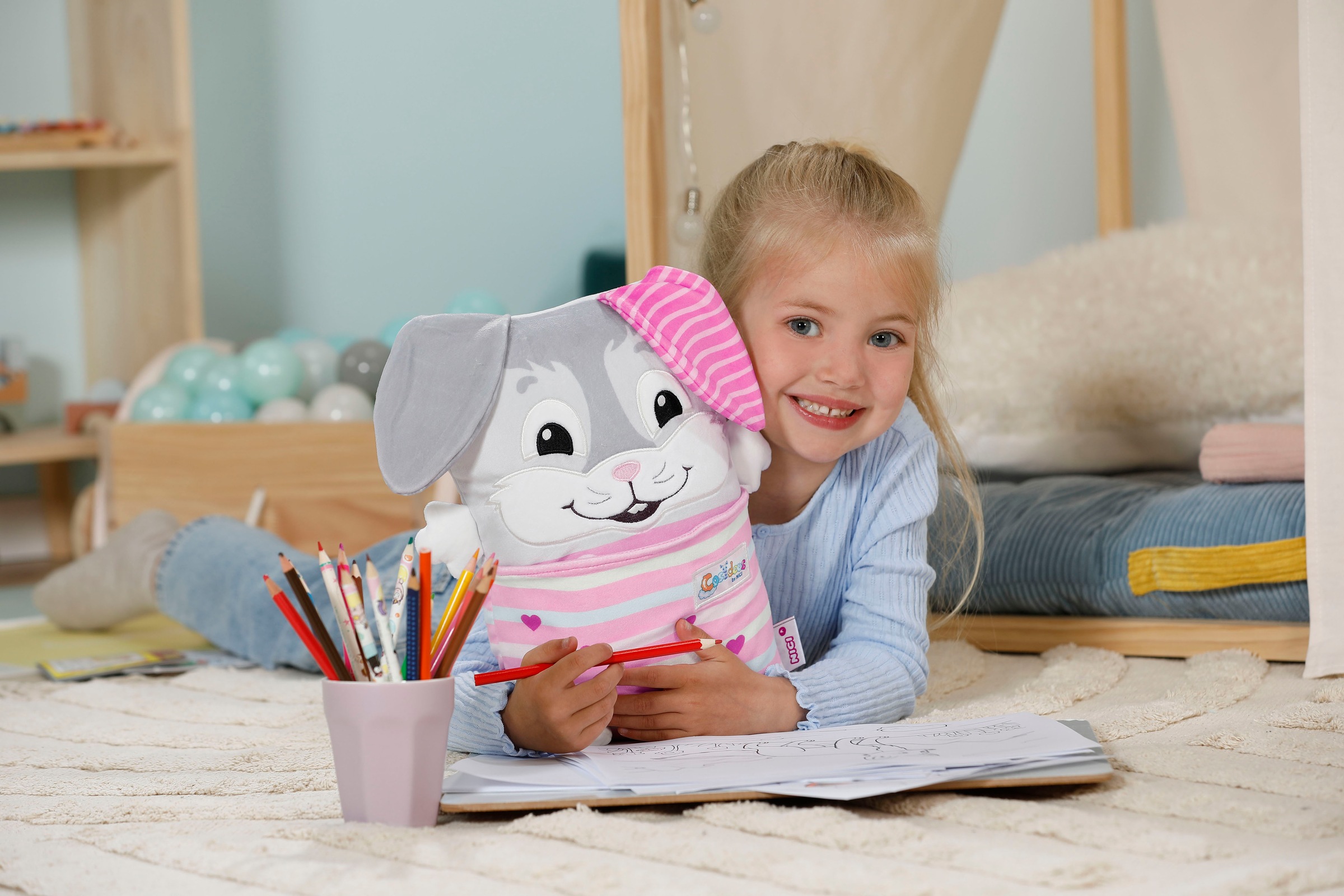 Nici Kuscheltier »Cosidoos, Hase mit Wendefunktion 30x20 cm«