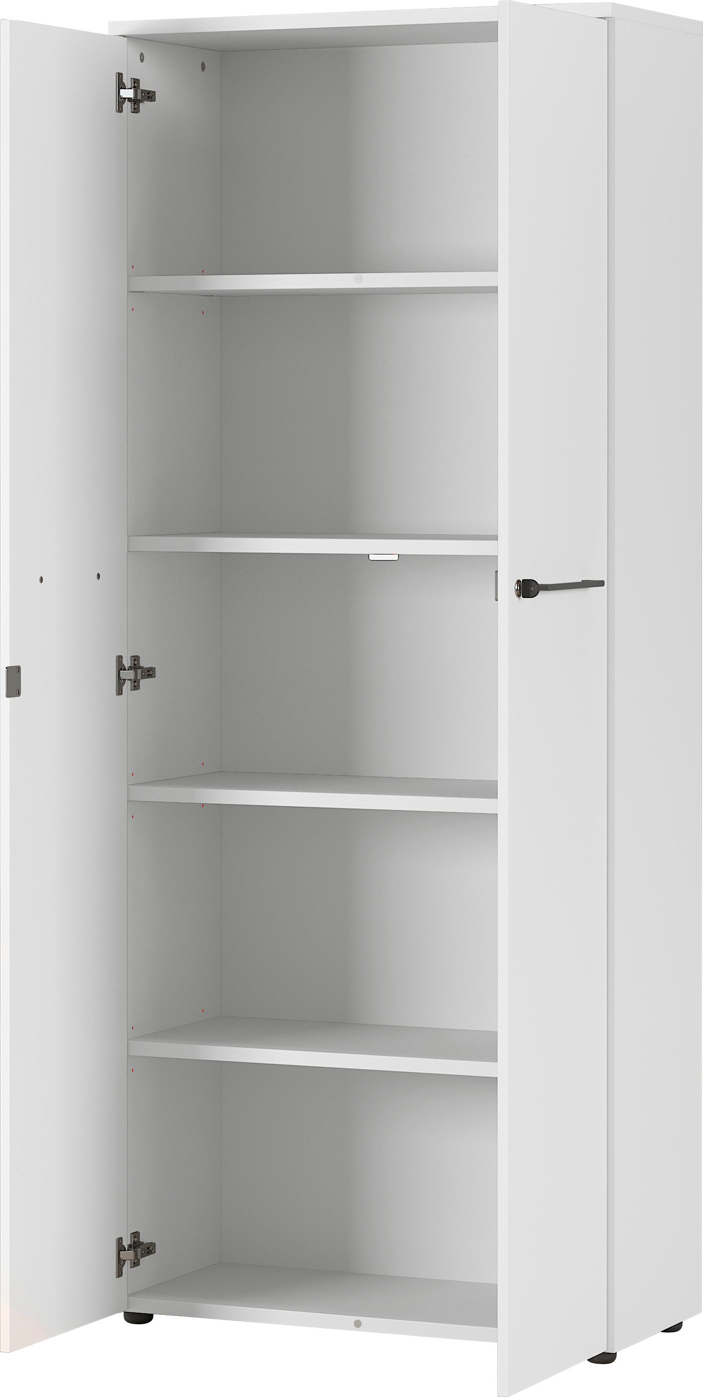 GERMANIA Aktenschrank »GW-Agenda, Mehrzweckschrank, abschließbar,«, optional mit 2 offenen Fächern, Maße 80x197 cm, Made in Germany