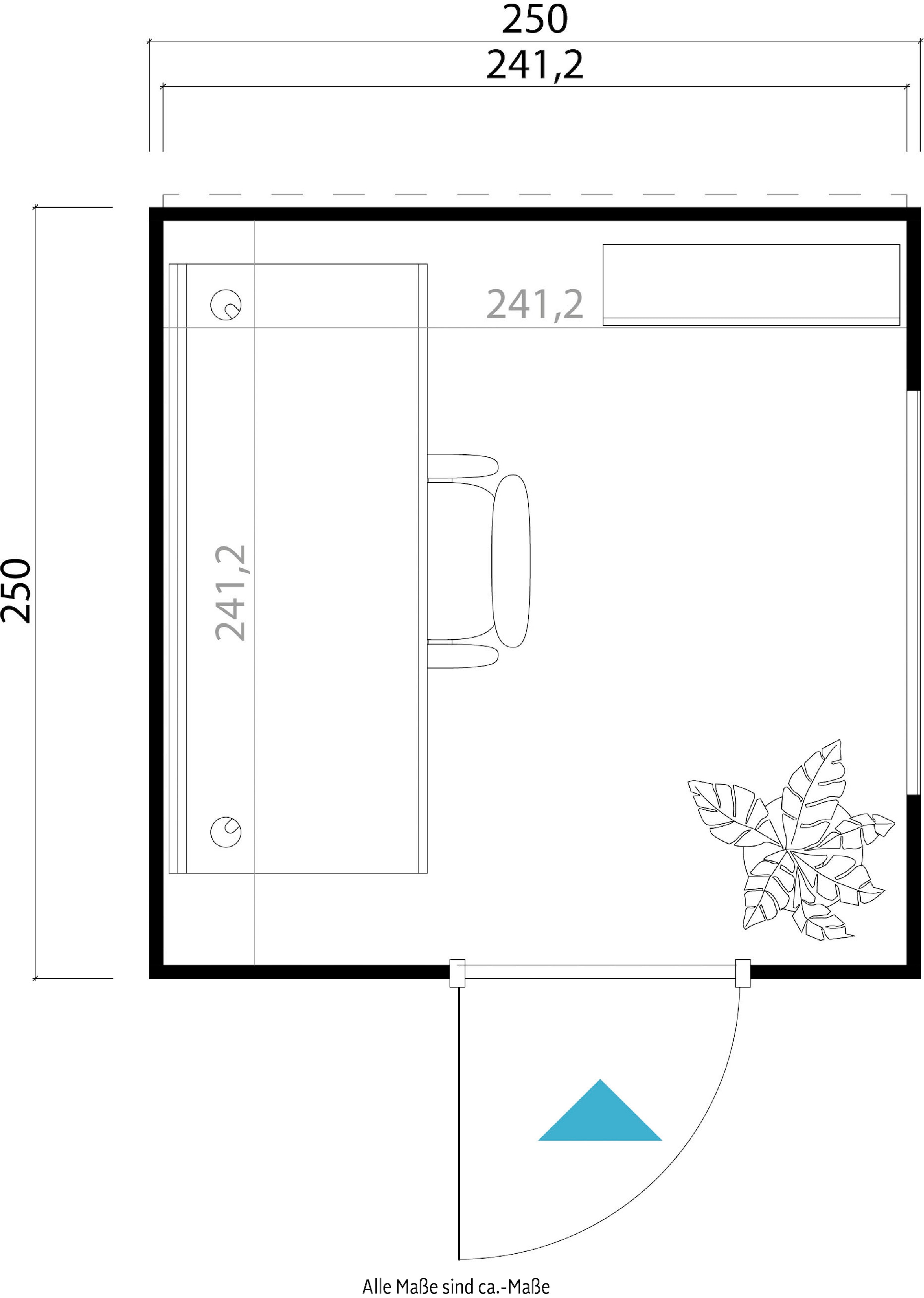 LASITA MAJA Gartenhaus »SARDINIA«, (Set, inkl. Fussbodenbretter zum verlegen)