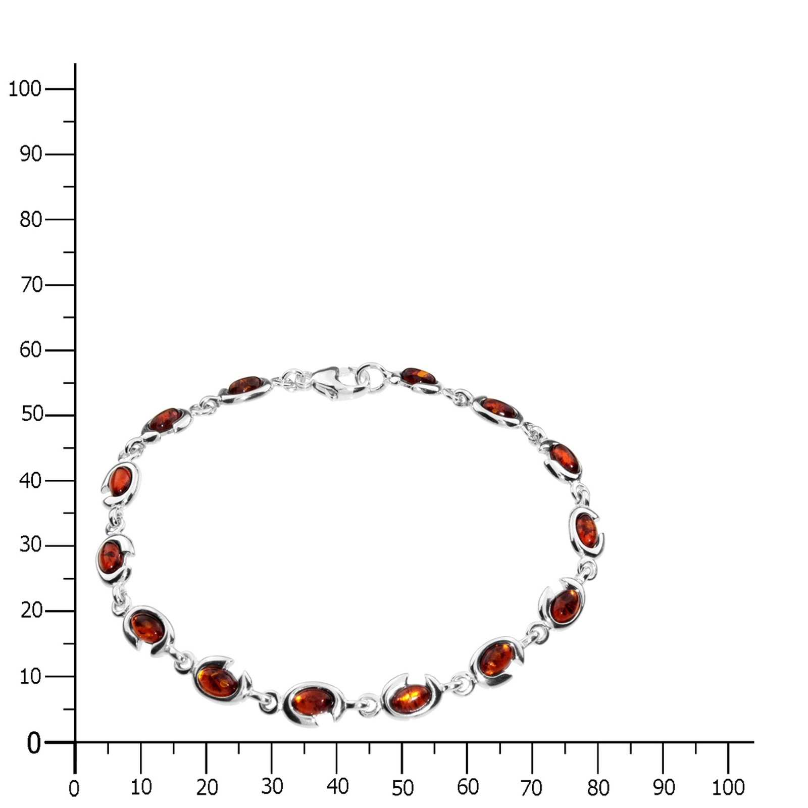 Ostsee-Schmuck Tabea Bracelet Silver 19cm 2