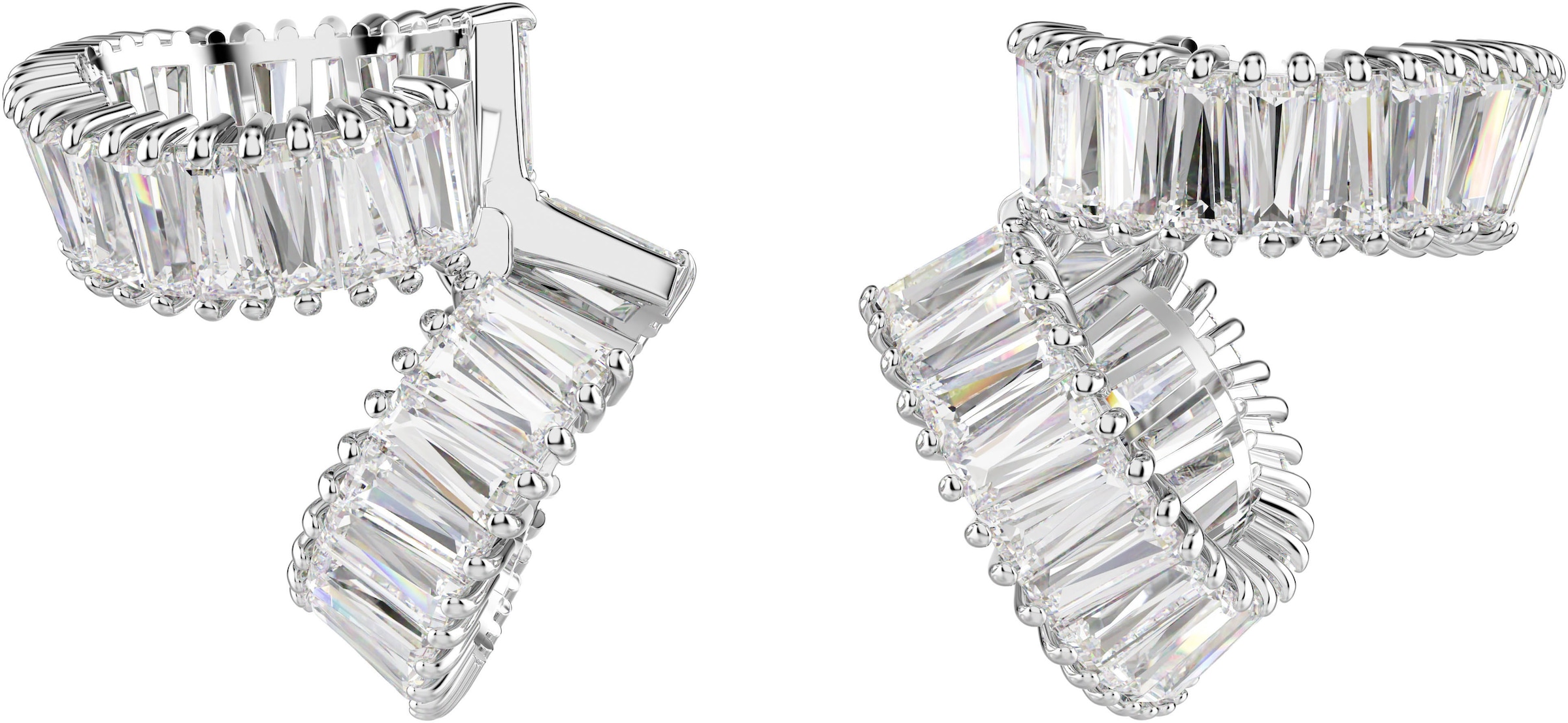 Swarovski Paar Ohrklemmen »Schmuck Geschenk Ariana Grande Ohrspangen, 5720872«, mit Swarovski® Kristall