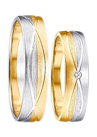 Firetti Trauring »Schmuck Geschenk Gold 375 Hochzeit Ehering Trauring "LIEBE"«, Made in Germany, wahlweise mit oder ohne Brillant