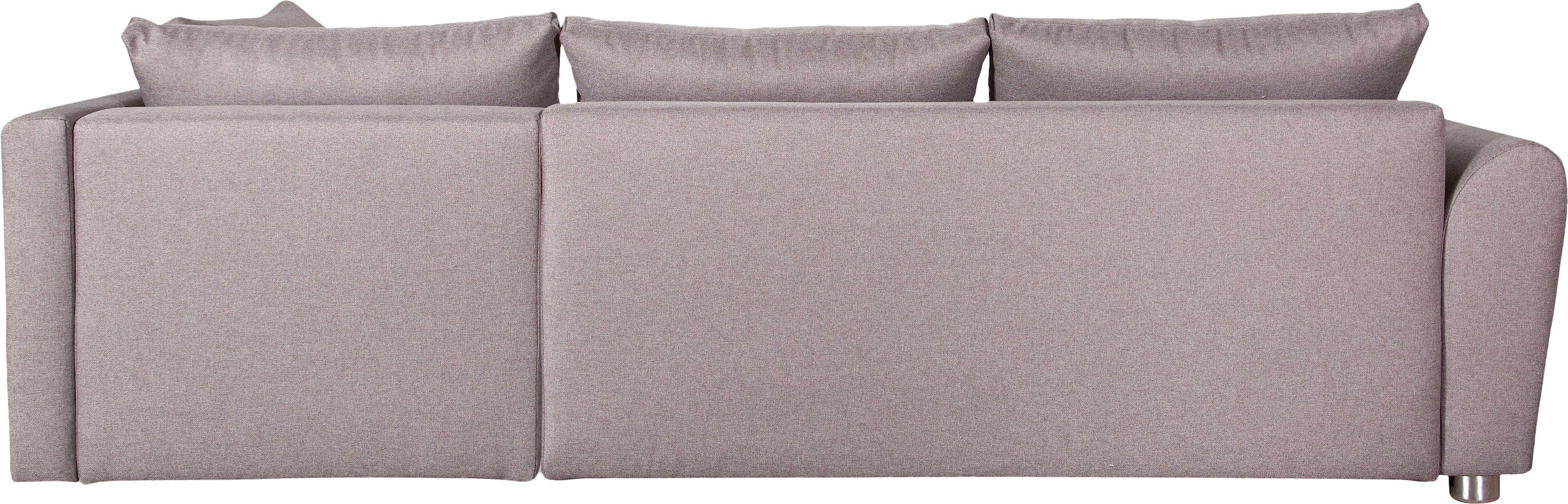 COLLECTION AB Ecksofa, Ecksofa,Bettfunktion,Bettkasten,Bonnelfederkern, Rückenkissen