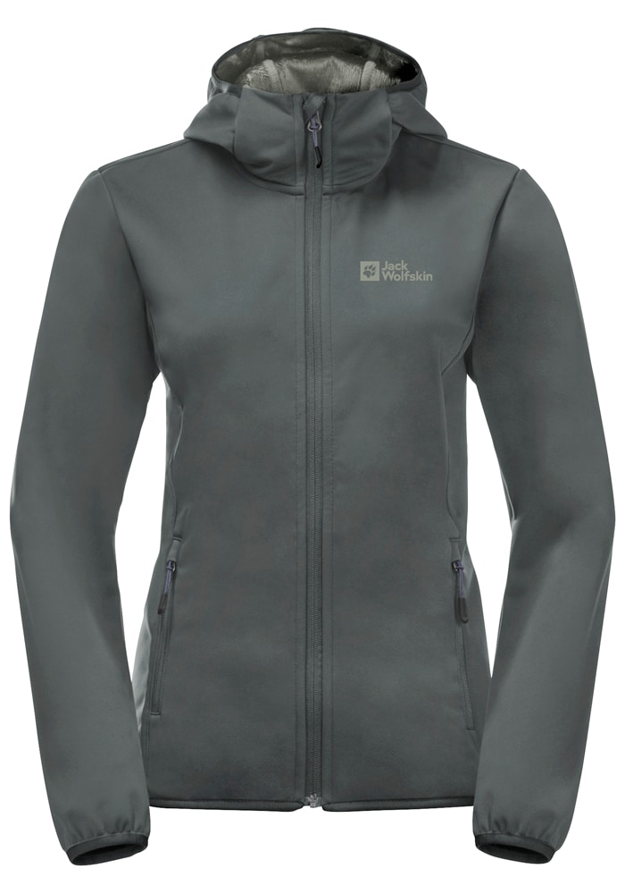 Jack Wolfskin Softshelljacke »WINDHAIN HOODY W«, mit Kapuze