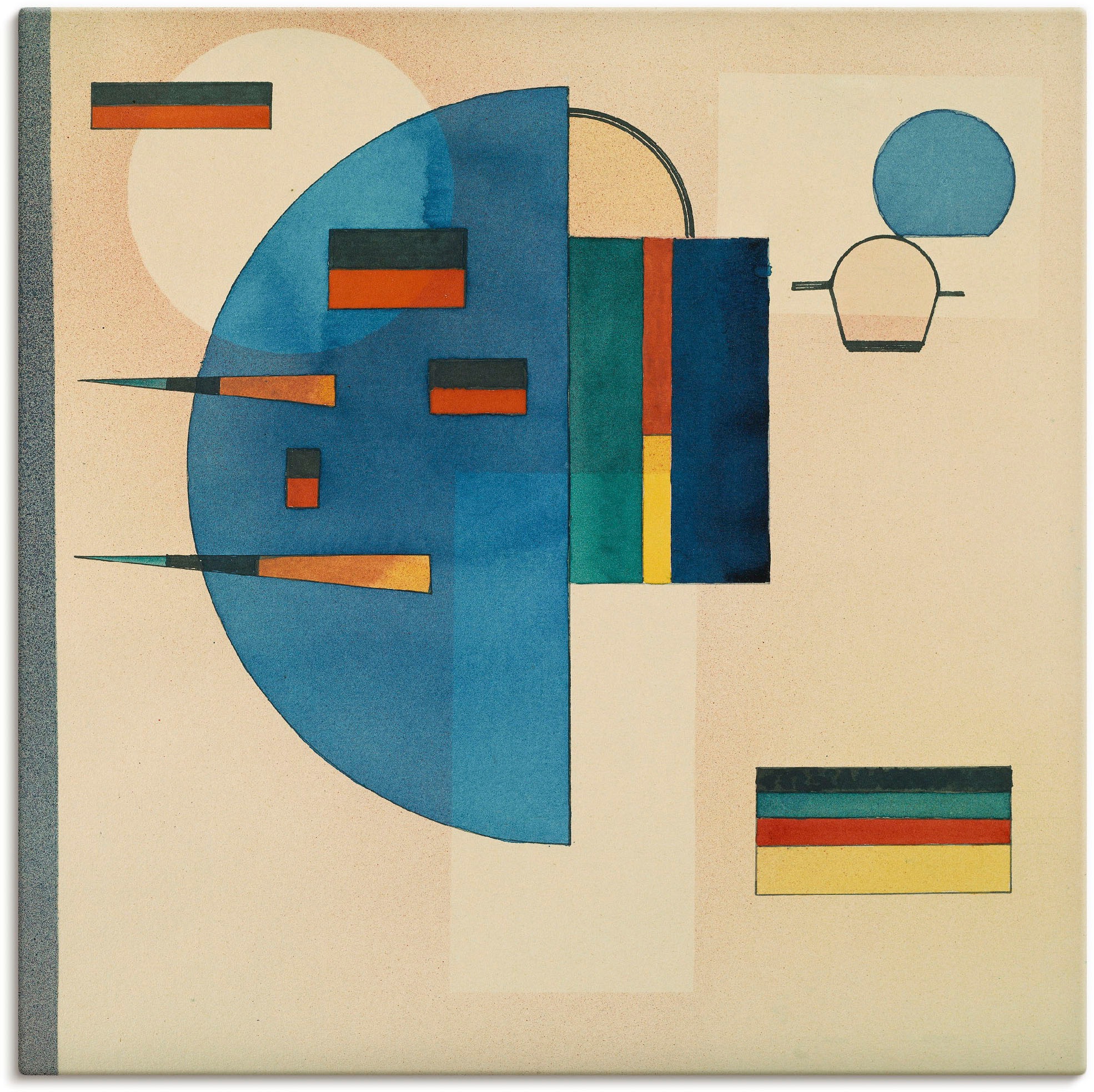 Artland Wandbild »Beruhigt. 1931«, Muster, (1 St.), als Leinwandbild,  Wandaufkleber oder Poster in versch. Größen bestellen | BAUR