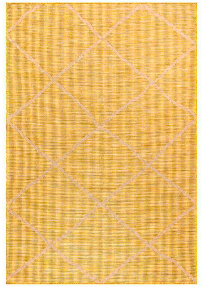 Black Friday Carpet City Teppich »Palm«, rechteckig, Wetterfest &  UV-beständig, für Balkon, Terrasse, Küche, flach gewebt | BAUR