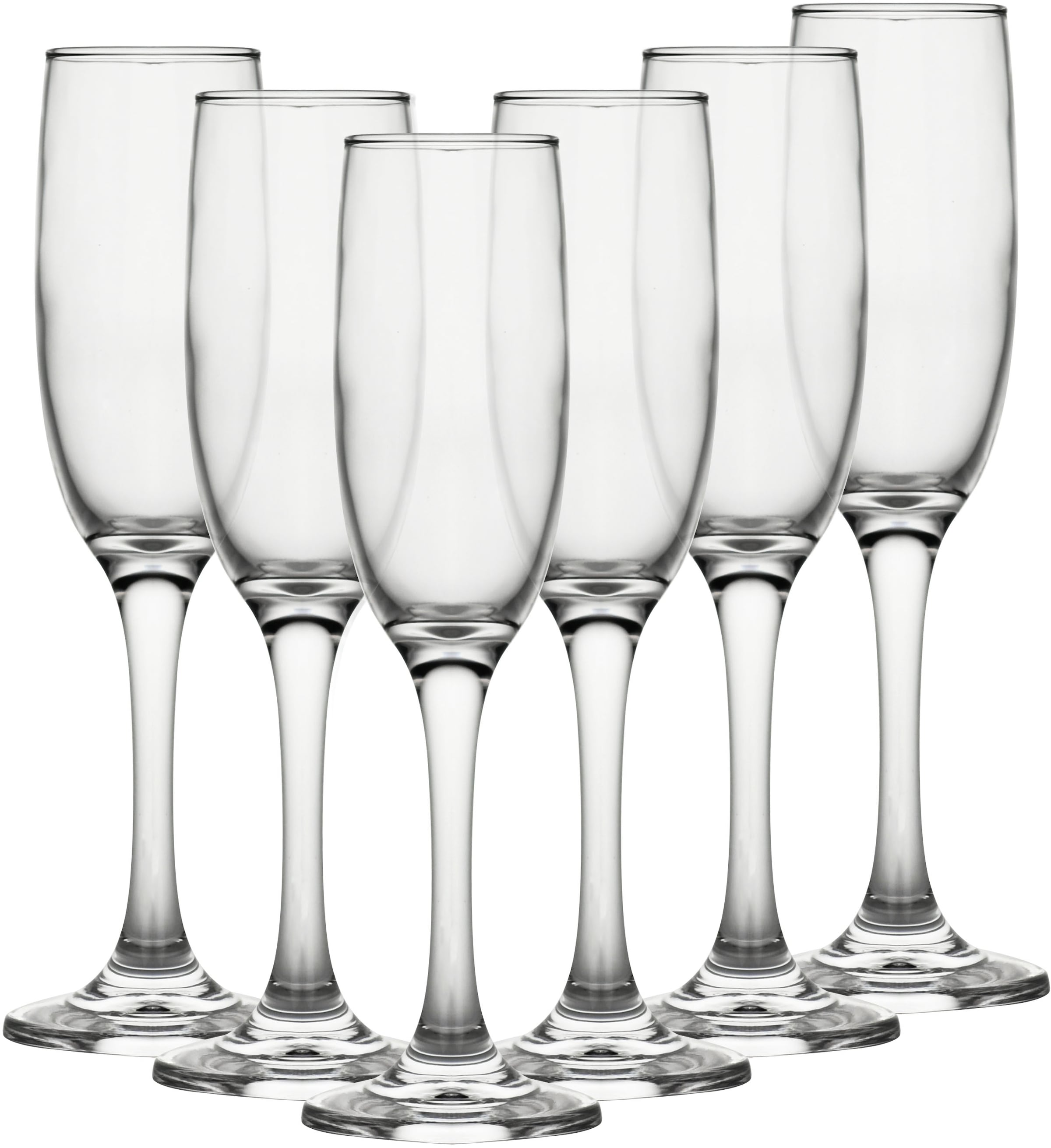 ECHTWERK Sektglas »Champagnerkelche Set 170 ml«, (Set, 6 tlg.), für Champagner, Schaumwein, Aperitifs, ideal für Feierlichkeiten