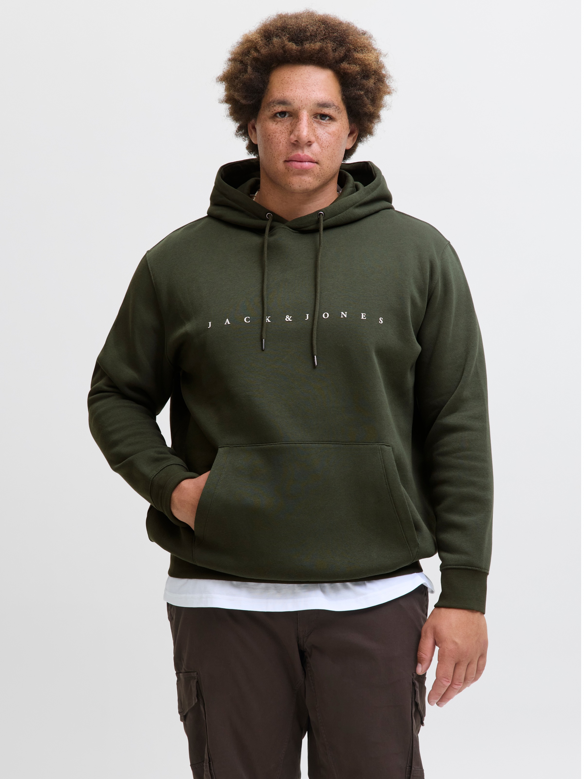 Jack & Jones PlusSize Kapuzensweatshirt "JJESTAR JJ SWEAT HOOD NOOS PLS", m günstig online kaufen