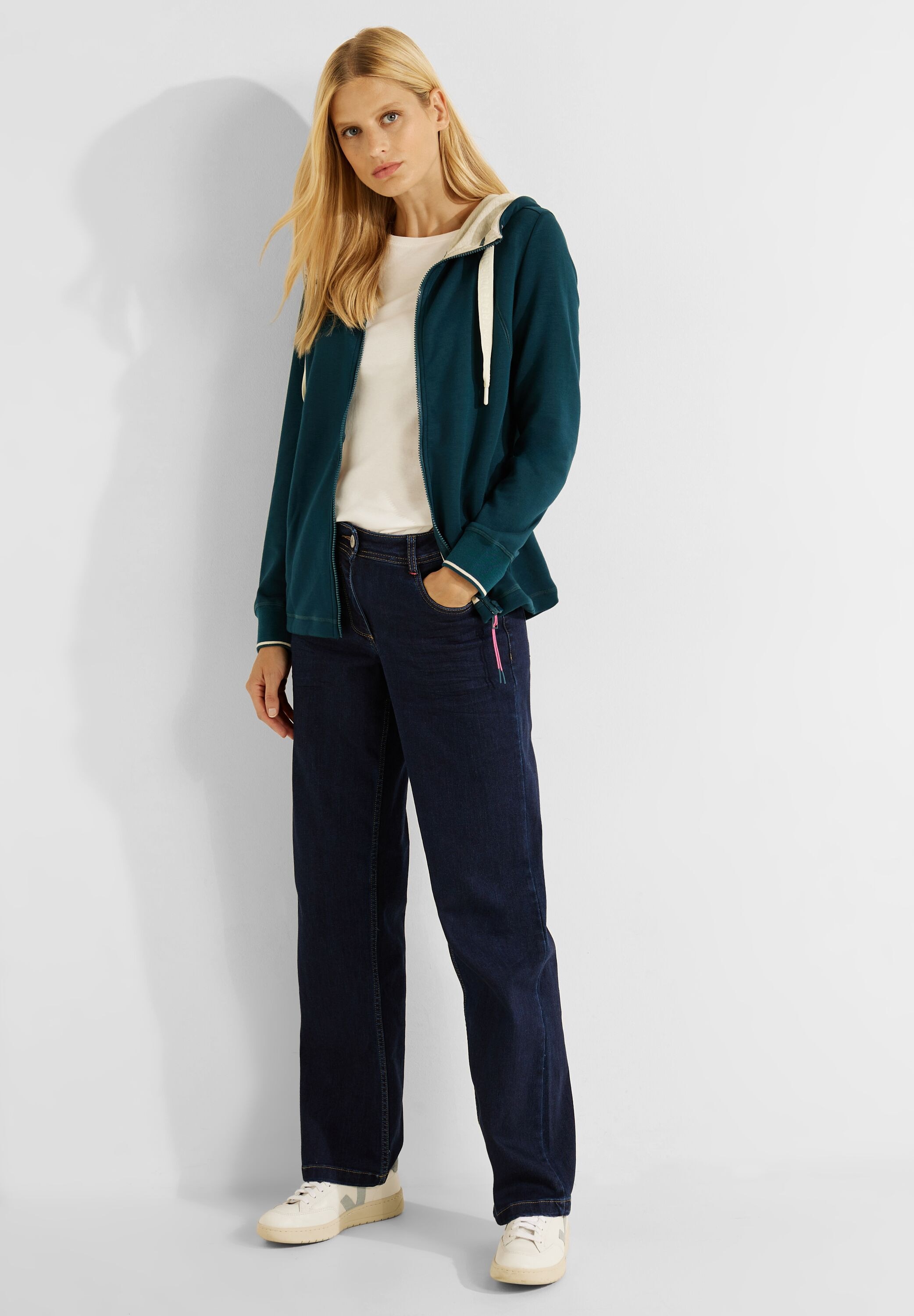 Cecil Sweatjacke, mit Kapuze mit Tunnelzugband