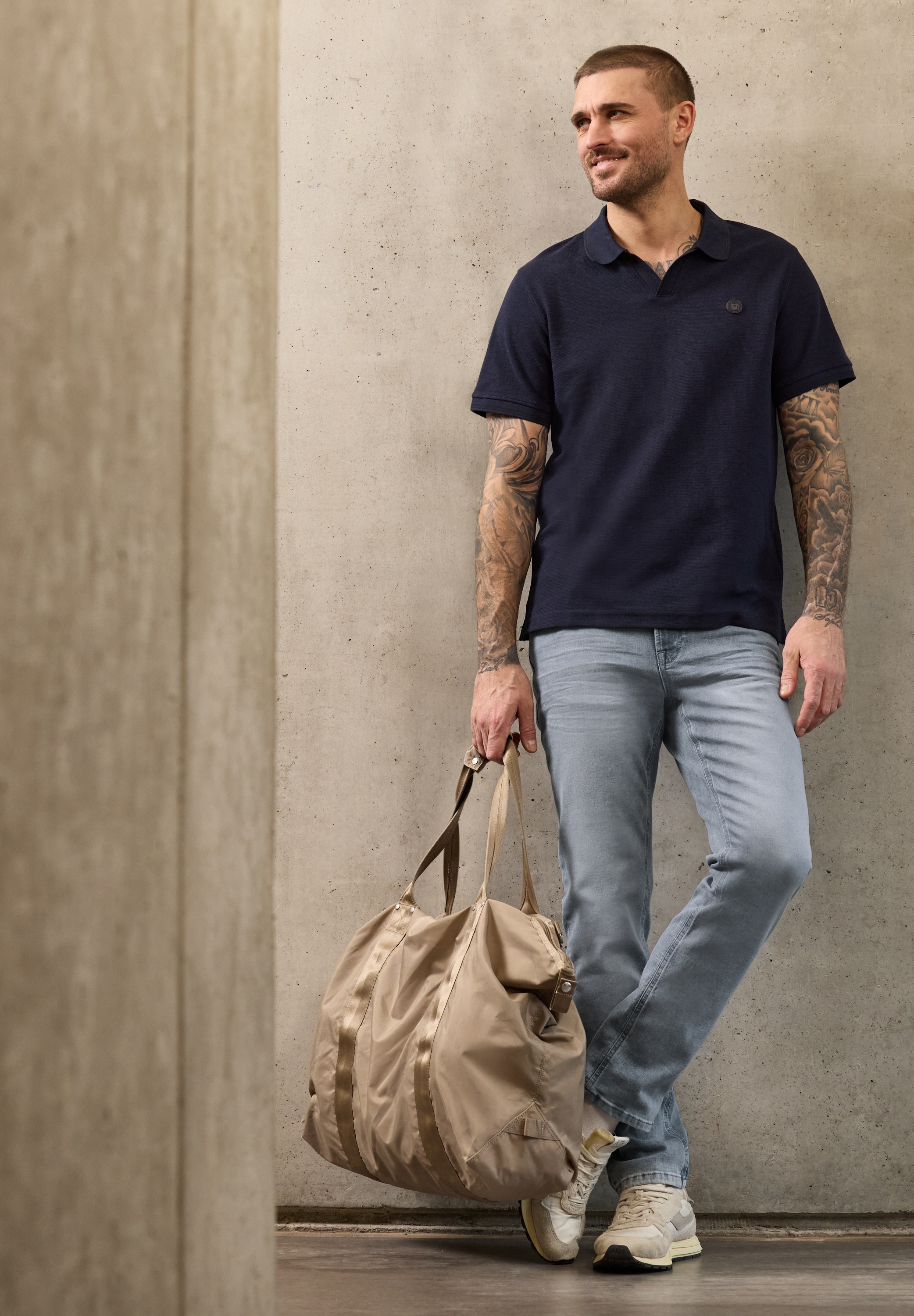 STREET ONE MEN Slim-fit-Jeans Middle Waist