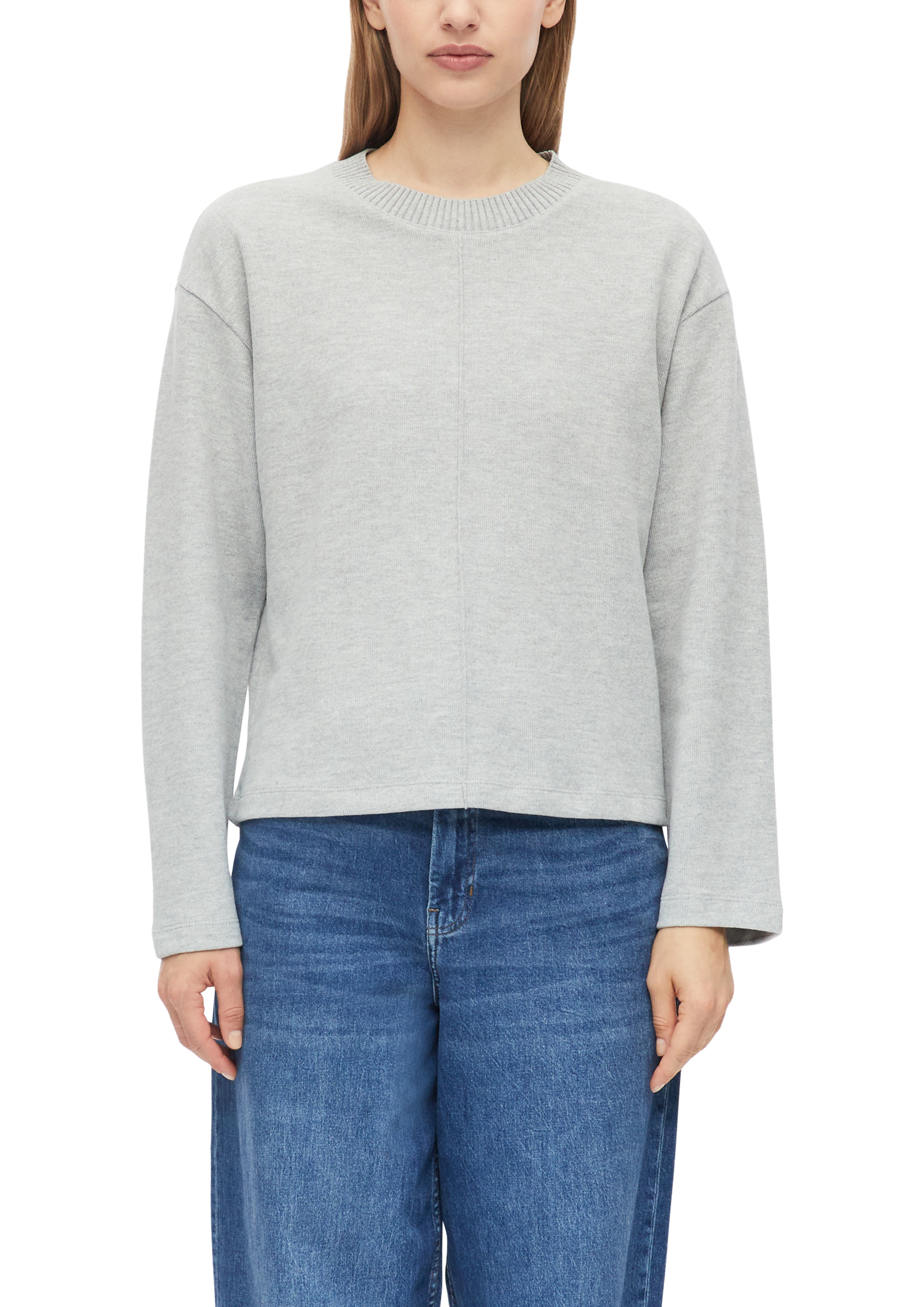 s.Oliver Sweatshirt, Relaxed Fit mit überschnittenen Schultern