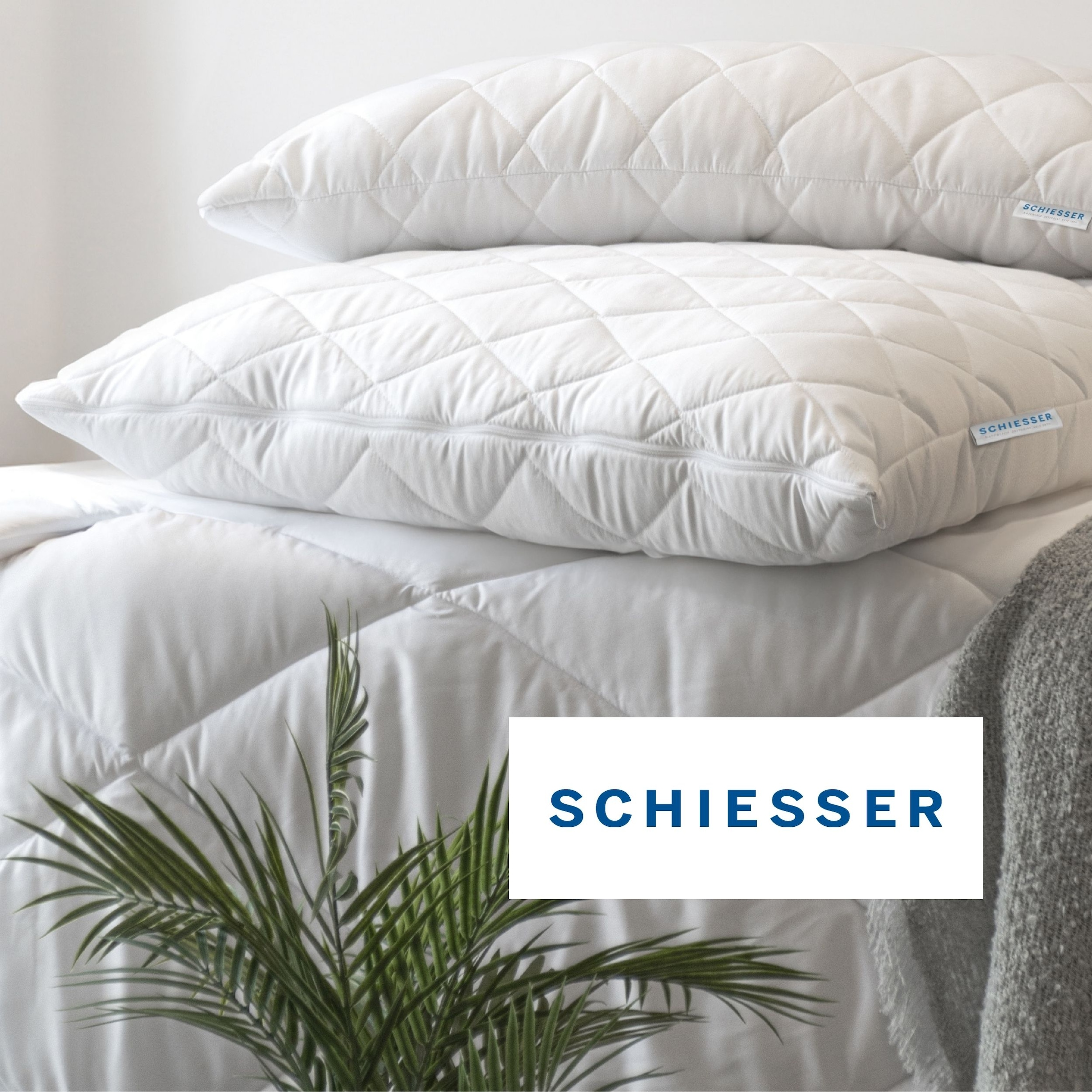 Schiesser 4-Jahreszeitenbett »Lykke - 2 zusammenknöpfbare Steppdecken für Sommer und Winter« 4-Jahreszeiten 1 Stk. tlg. STANDARD 100 by OEKO-TEX® zertifiziert