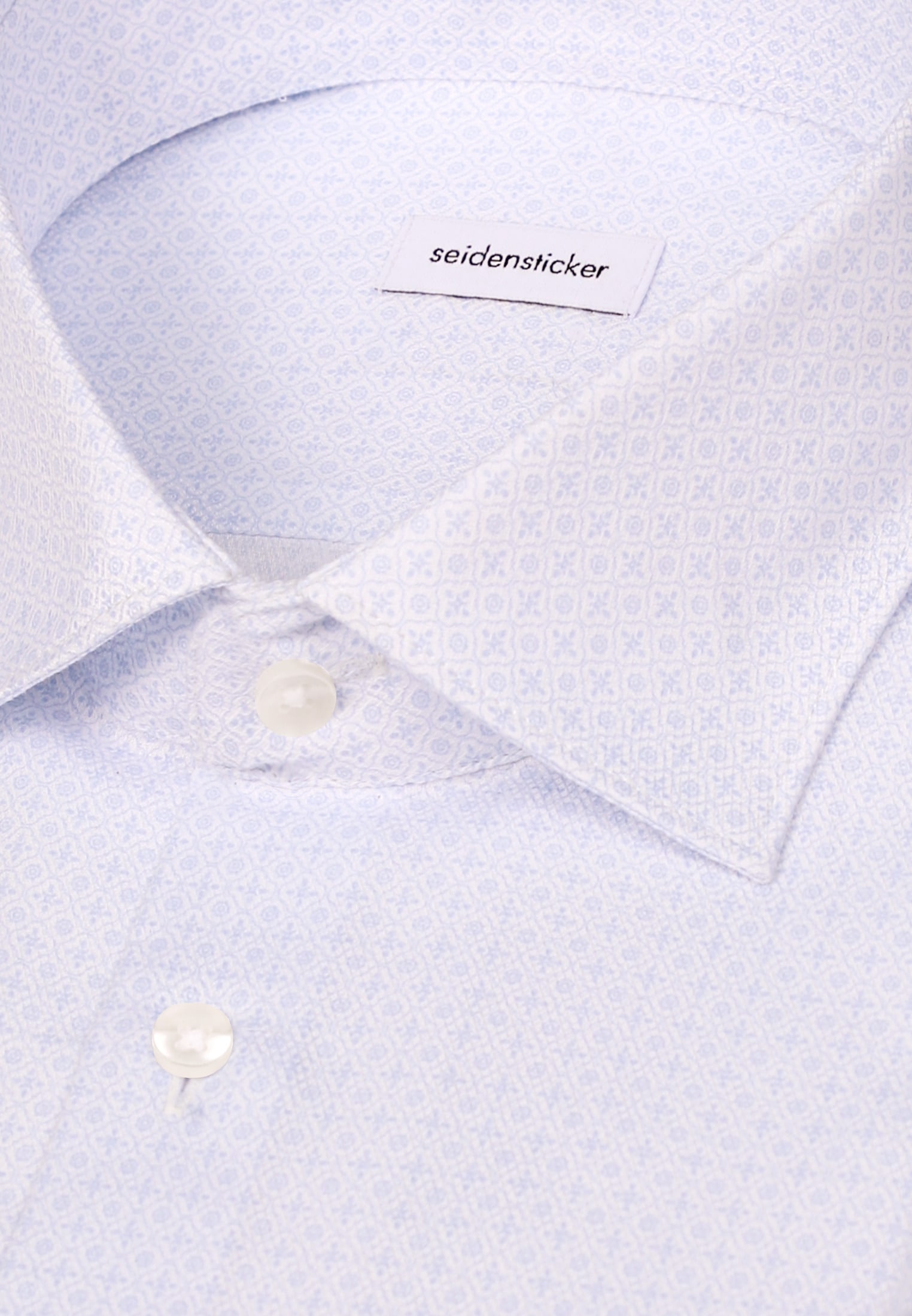 seidensticker Businesshemd »Schwarze Rose« Regular 1/1 Extra lang Kentkragen Druck