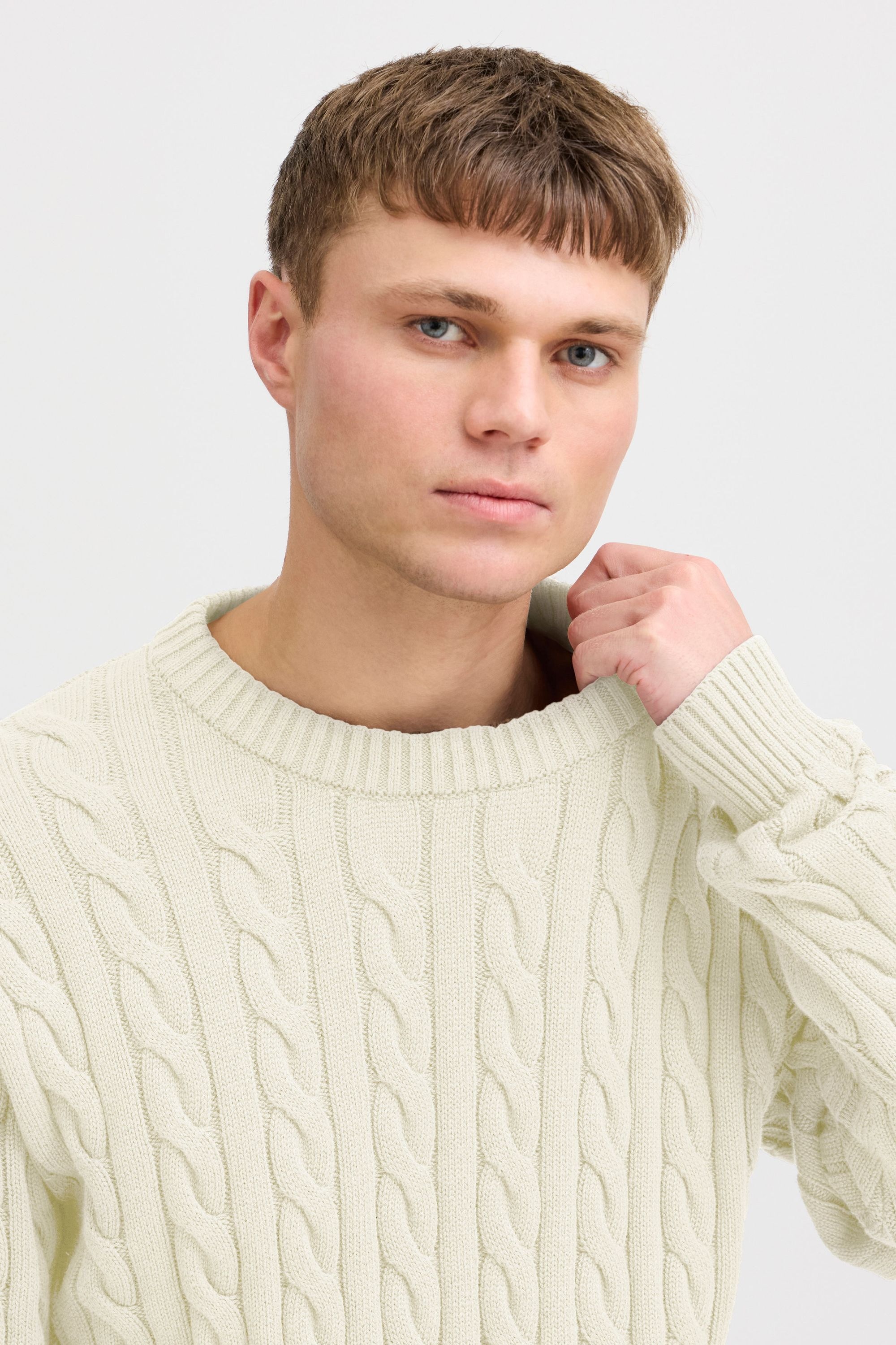 !Solid Strickfleece-Pullover »Strickpullover SDMALCOLM«