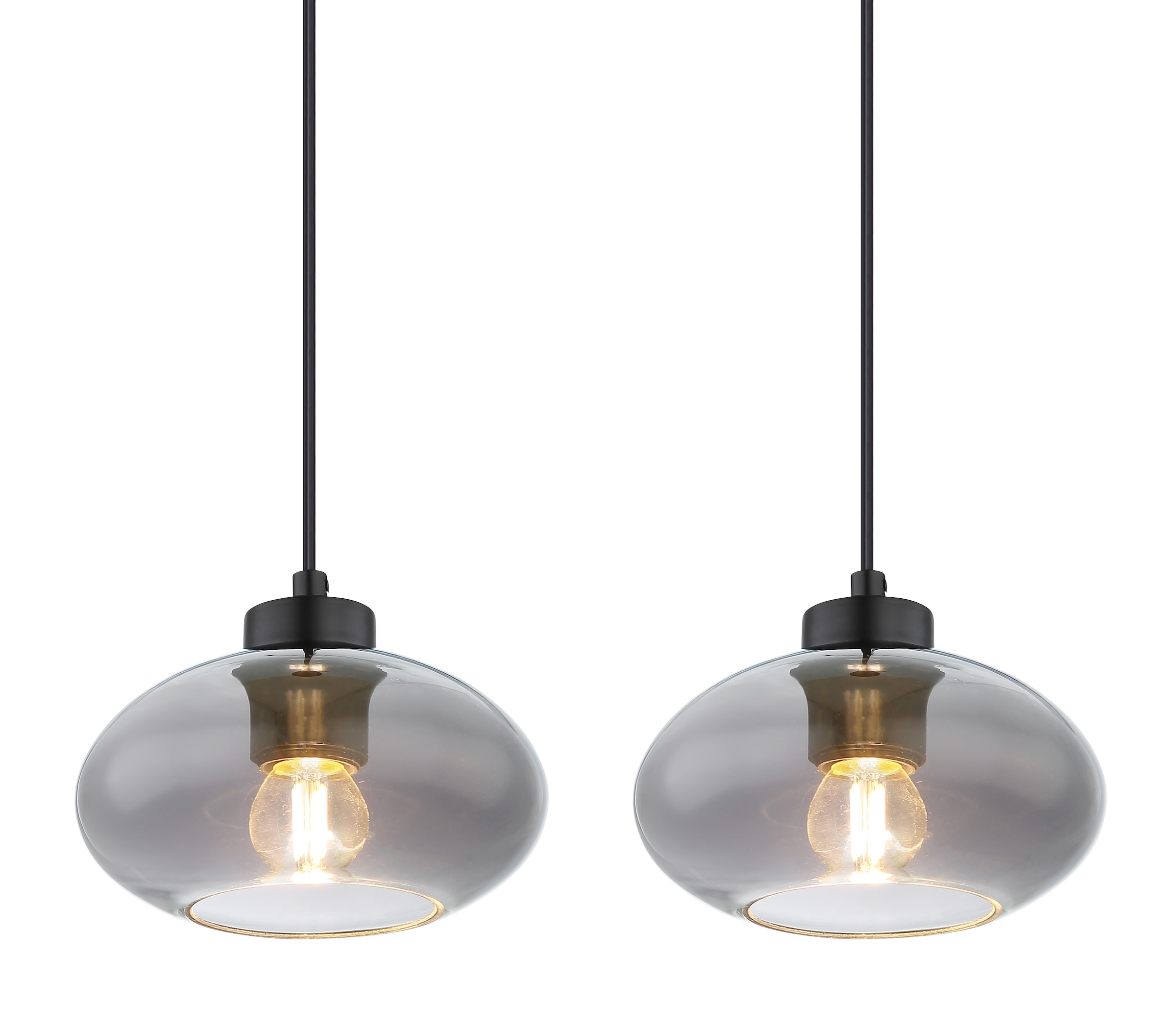 GLOBO LIGHTING Hängeleuchte »SHAUN«, Leuchtmittel E27 | ohne Leuchtmittel, Hängelampe/Pendelleuchte/Esszimmer/Wohnzimmer/Esstisch