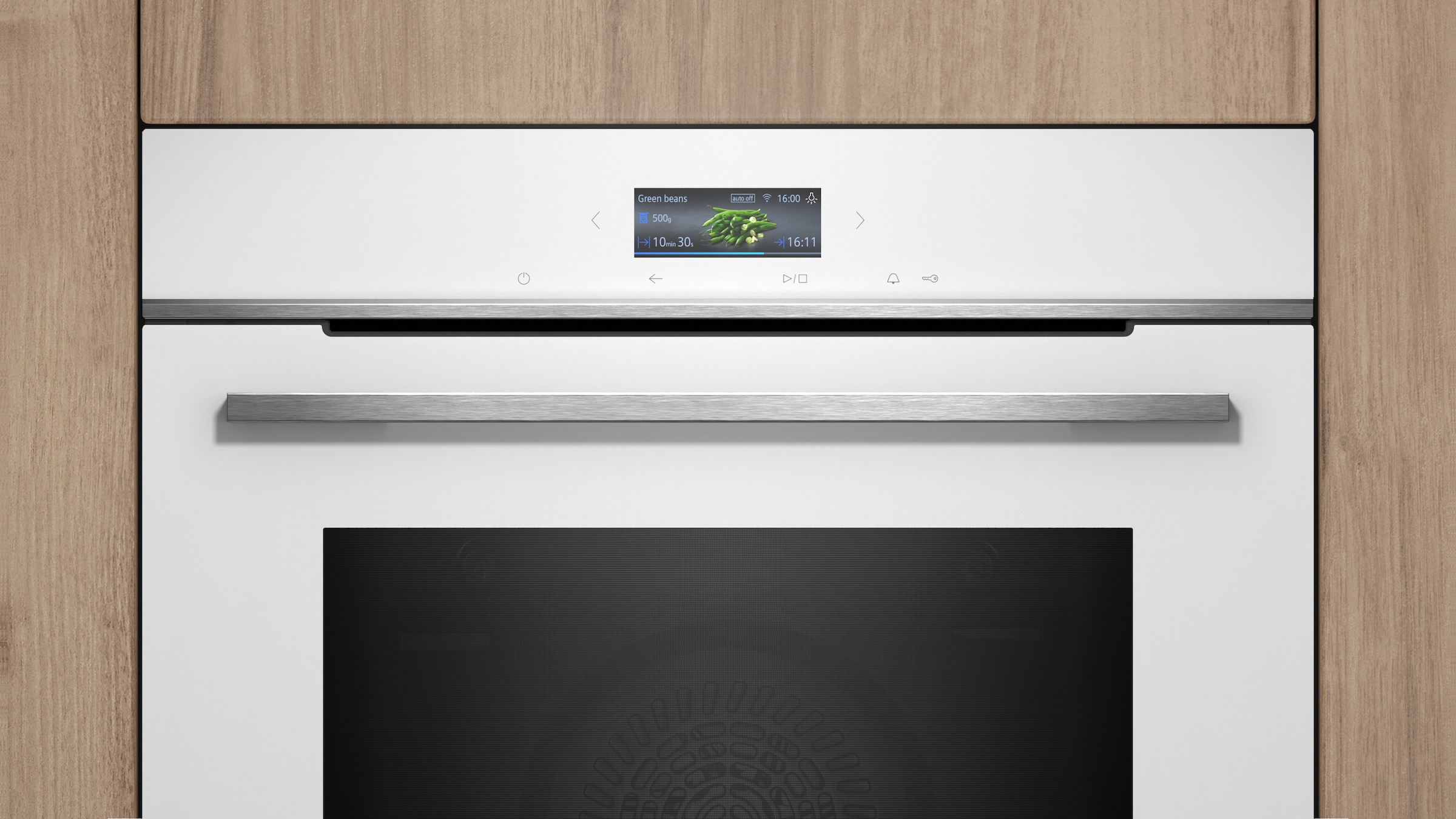 SIEMENS Pyrolyse Backofen iQ700 »HB774G1W1«, mit Teleskopauszug nachrüstbar, Pyrolyse-Selbstreinigung