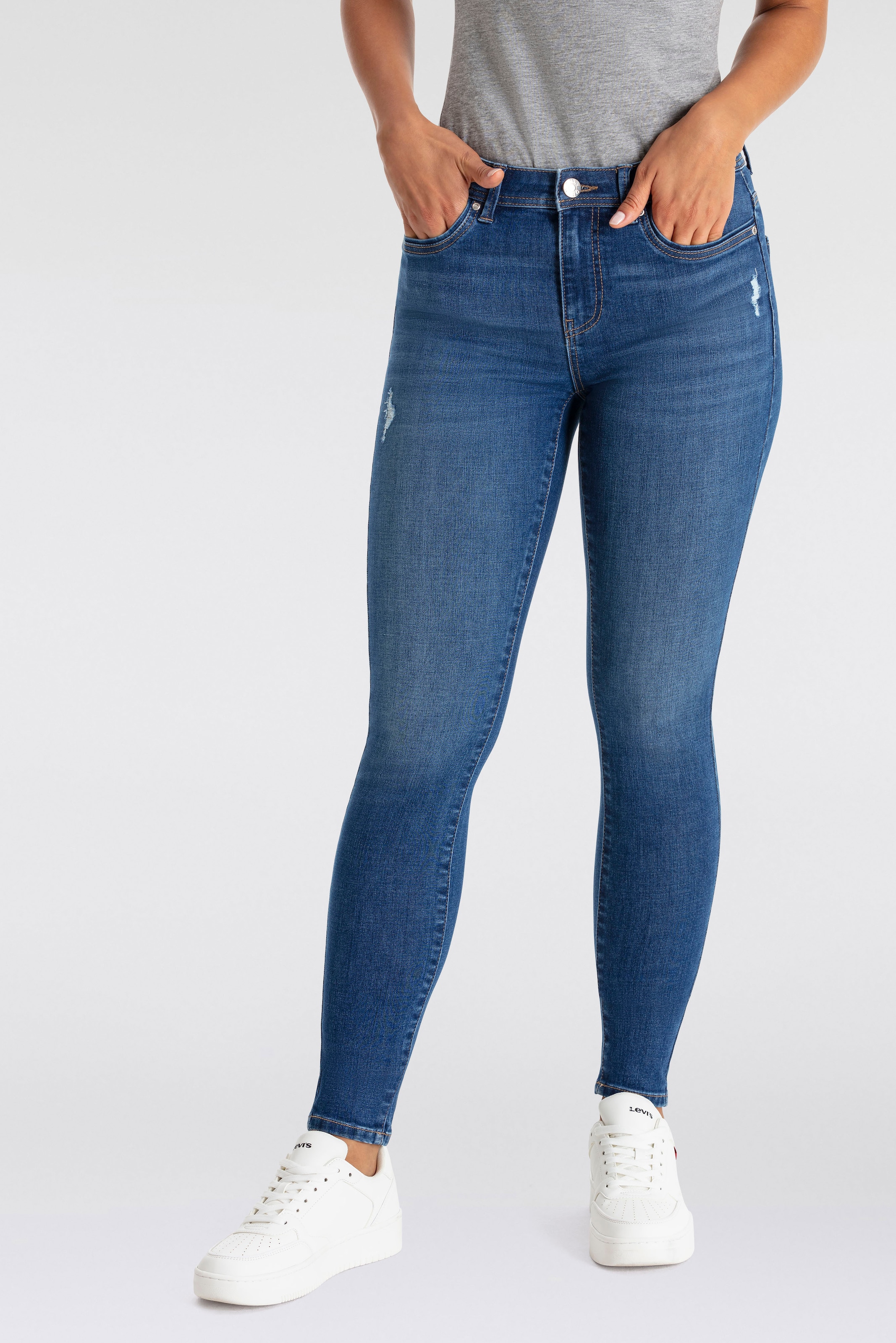 ONLY Skinny-fit-Jeans »ONLWOW MID SKINNY BJ...