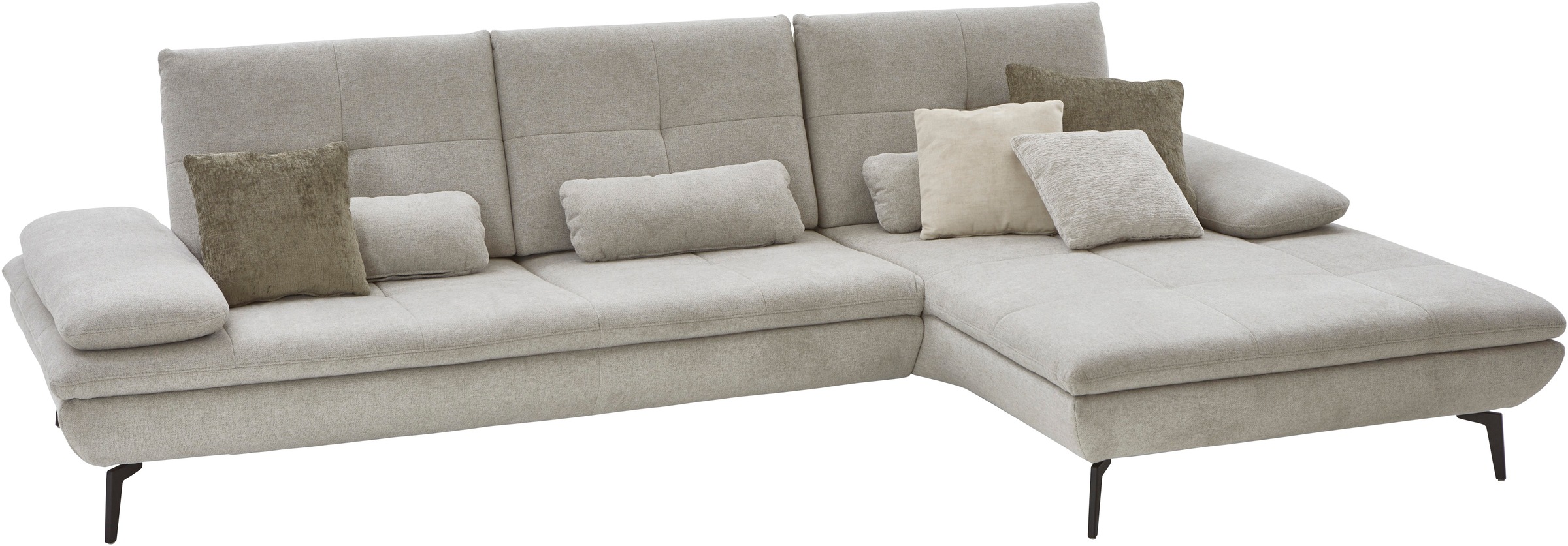 Die PlanBar Ecksofa »MP-IN23002 L-Form«, (2 St.), wahlweise mit Armteil- und Sitztiefenverstellung