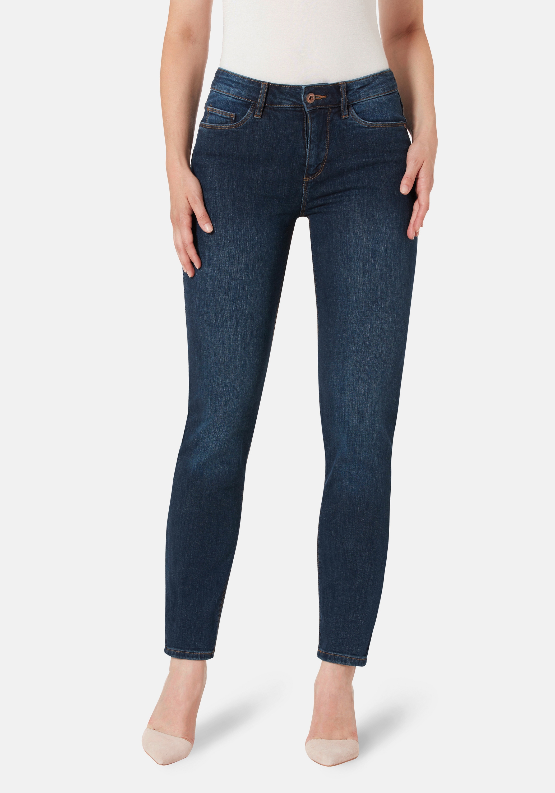 STOOKER WOMEN 5-Pocket-Jeans "Zermatt Denim Straight Fit", Straight Fit Cas günstig online kaufen