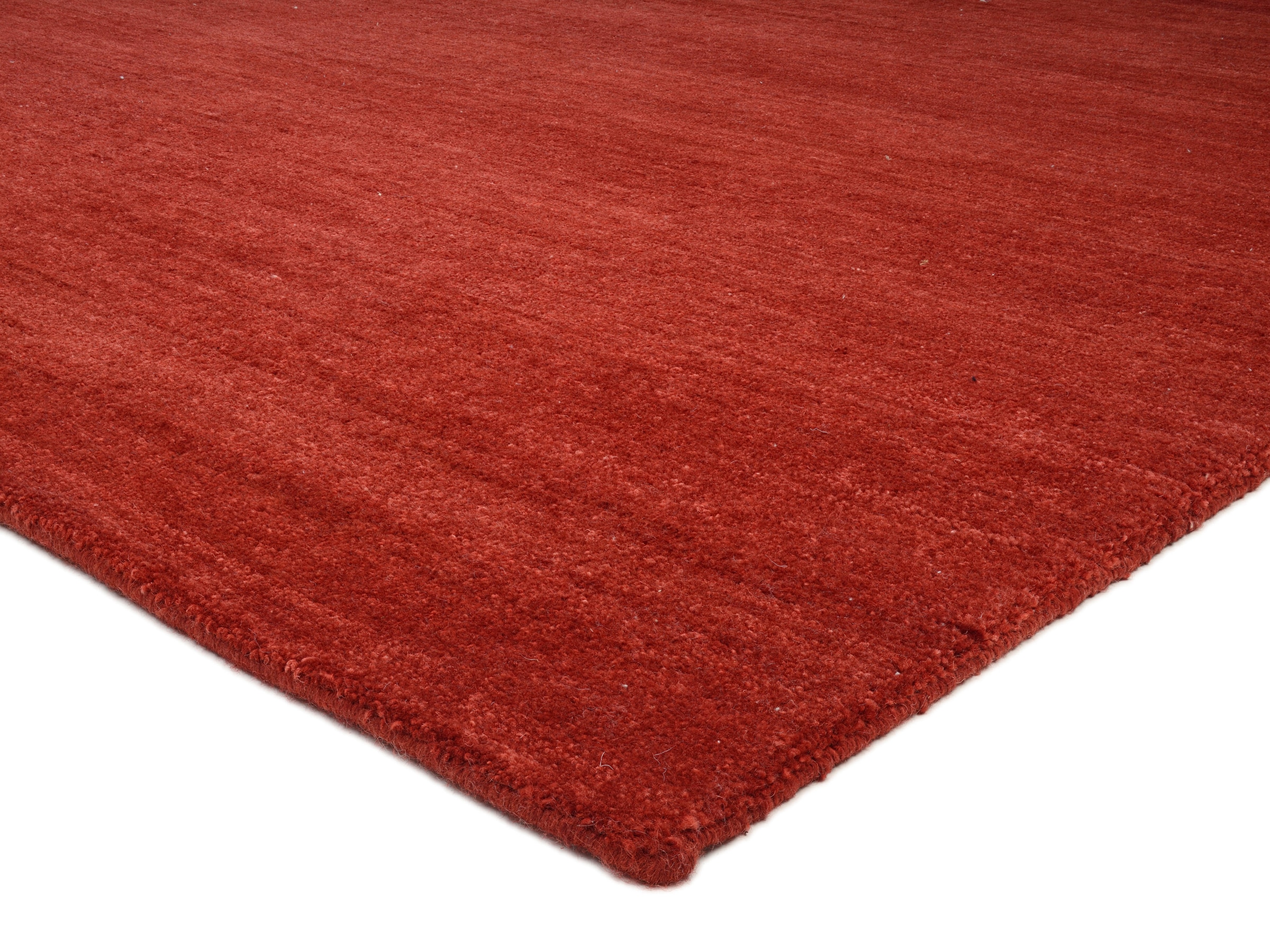 OCI DIE TEPPICHMARKE Teppich »HIMALI UNI«, rechteckig, 5 mm Höhe, handgeknüpft, hochwertige Wolle, fußwarm, Wohnzimmer