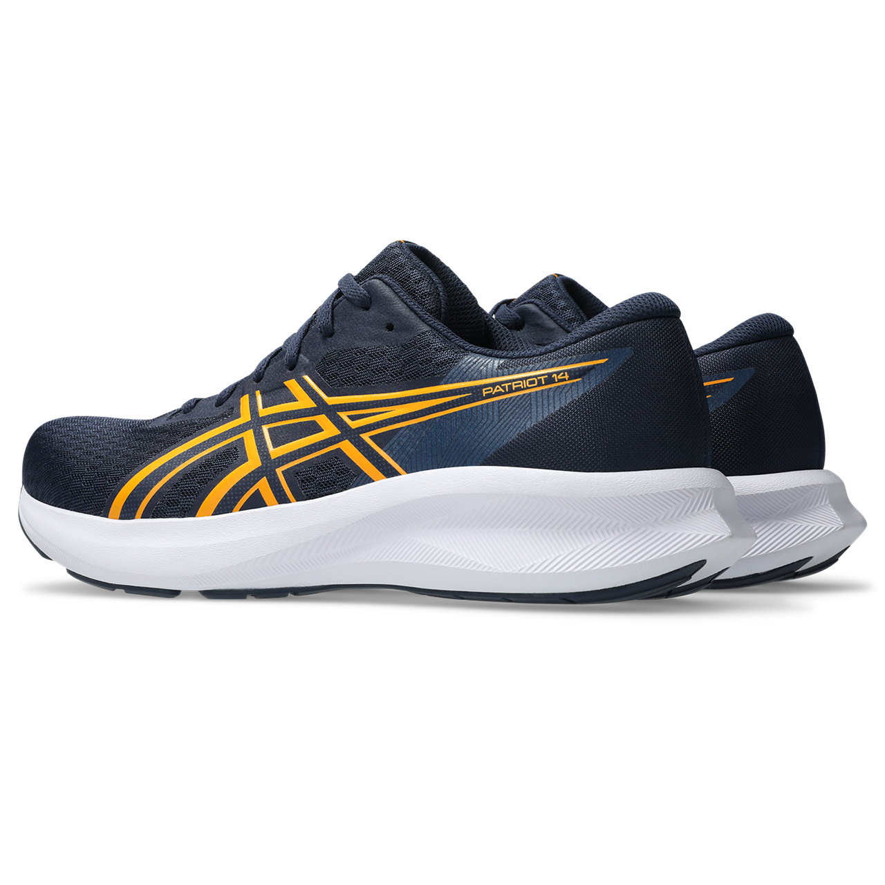 Asics Laufschuh »PATRIOT 14«  atmungsaktives Mesh-Obermaterial, Energiegeladene Mittelsohle
