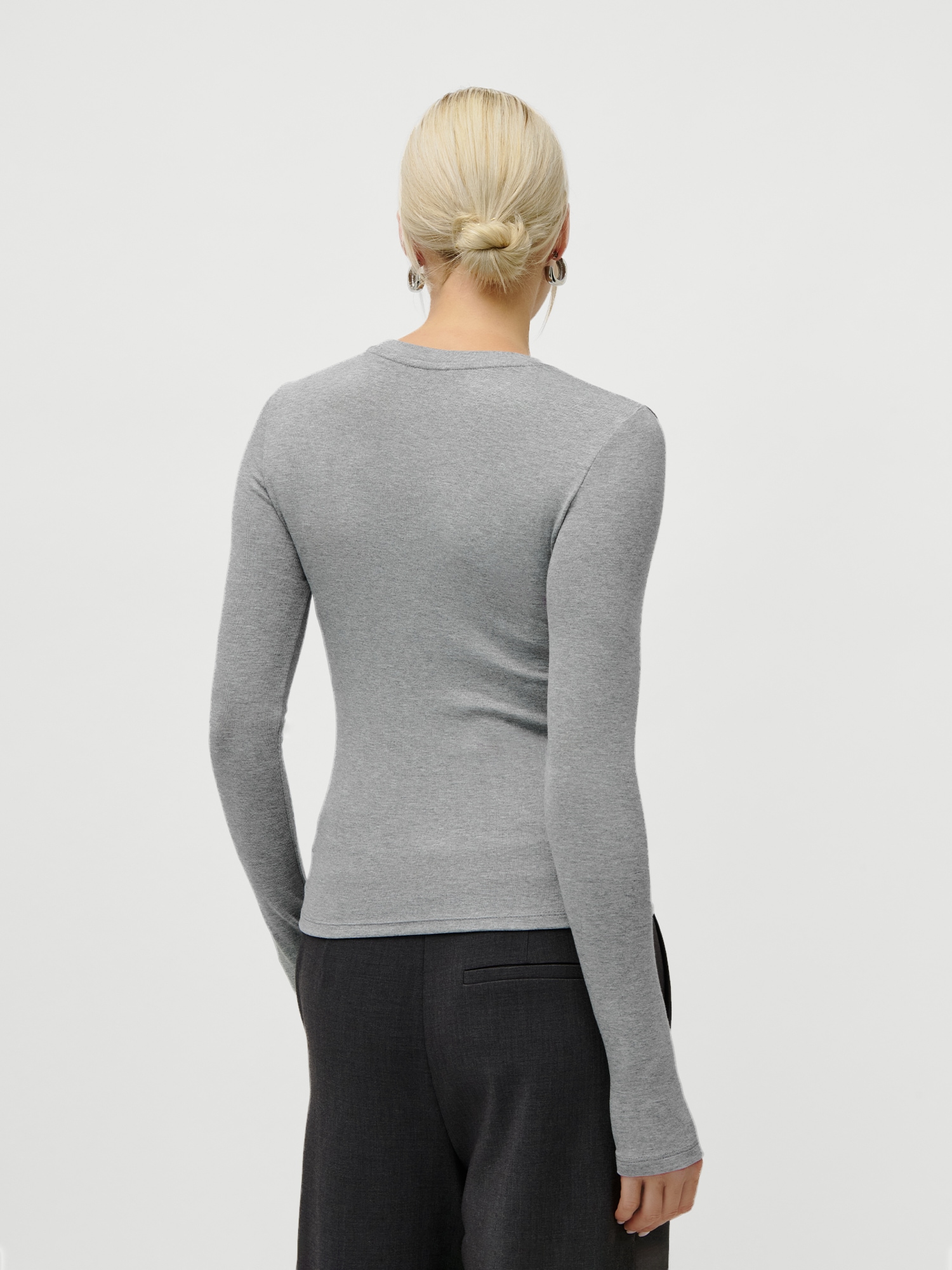LeGer Langarmshirt »Vianne, LeGer by Lena Gercke«, Regular fit mit Rundhalsausschnitt