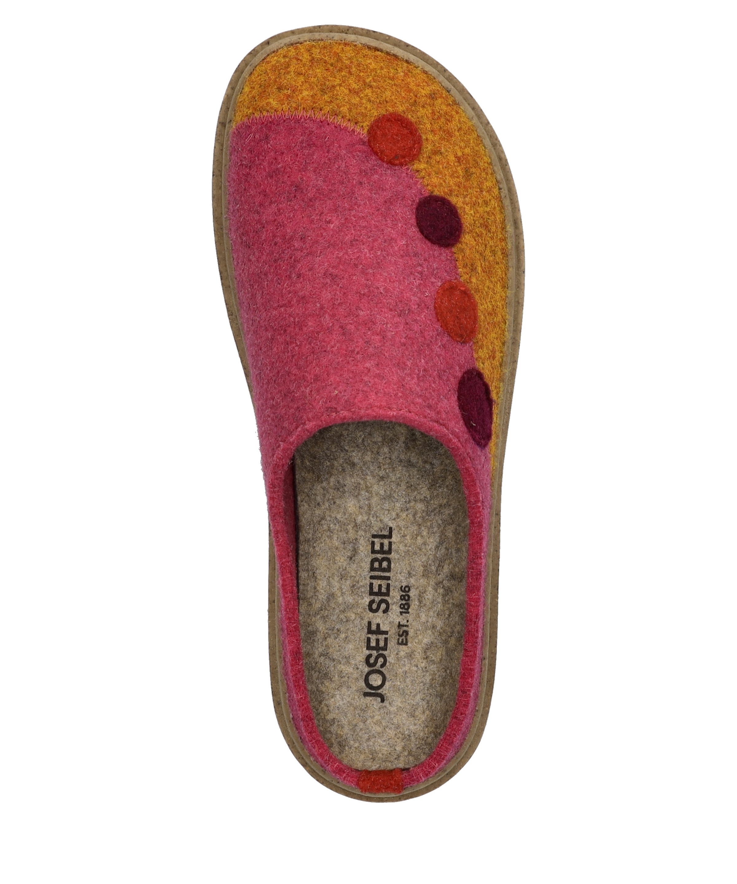 Josef Seibel Hausschuh »Carmaux 04, orange-multi«