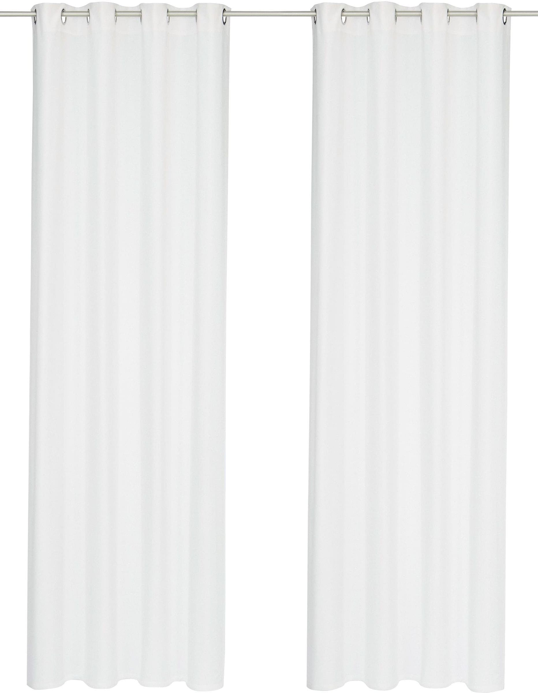 my home Vorhang "Raja" Ösen 2 Stk. tlg. 2er-Set, Bestseller, einfarbig, mod günstig online kaufen