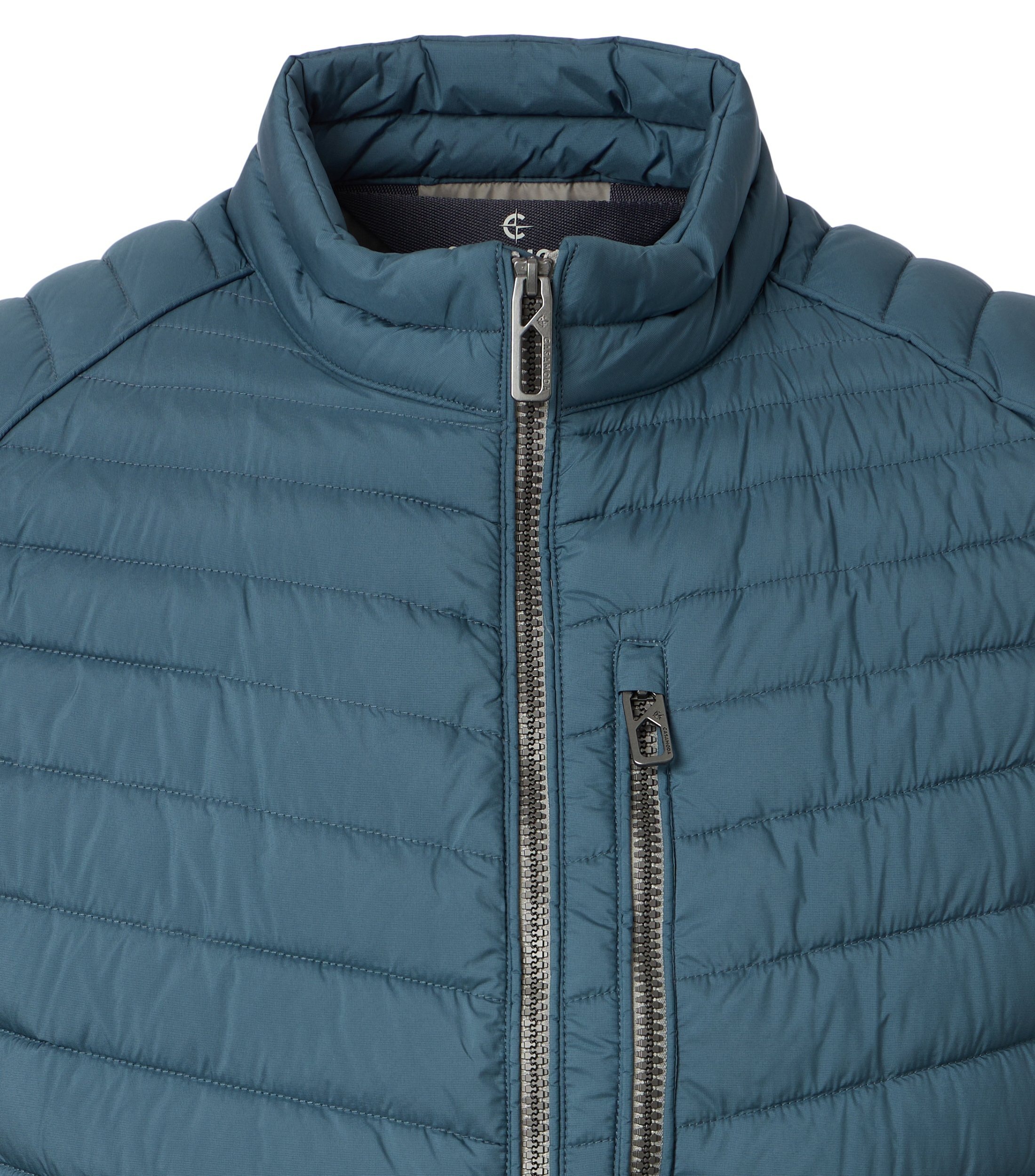 Steppweste CASAMODA "CASAMODA Steppweste uni", Herren, Gr. 5XL, blau, 100% Polyester, Westen Steppweste 2