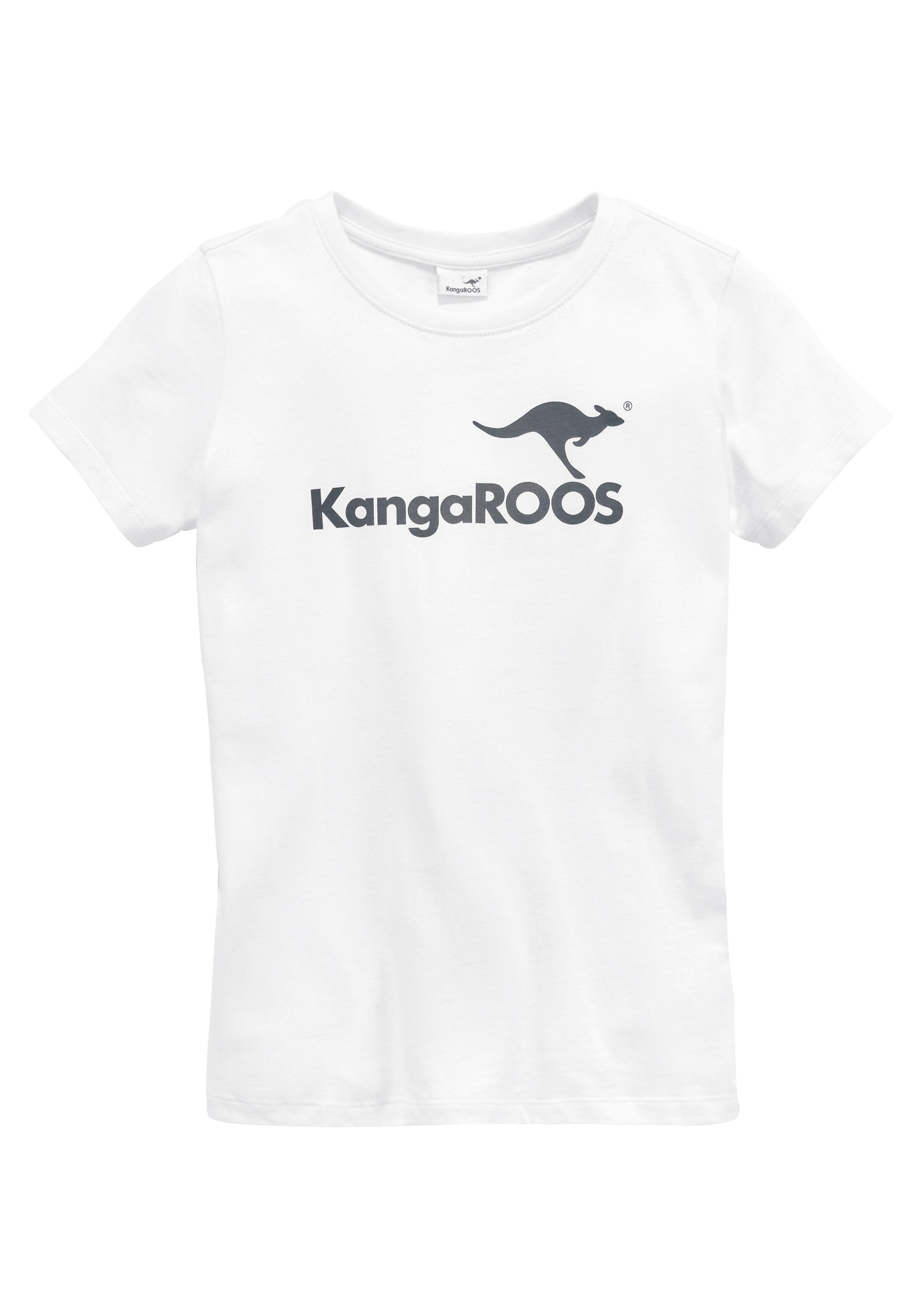 KangaROOS T-Shirt, (Packung), mit Logodrucken