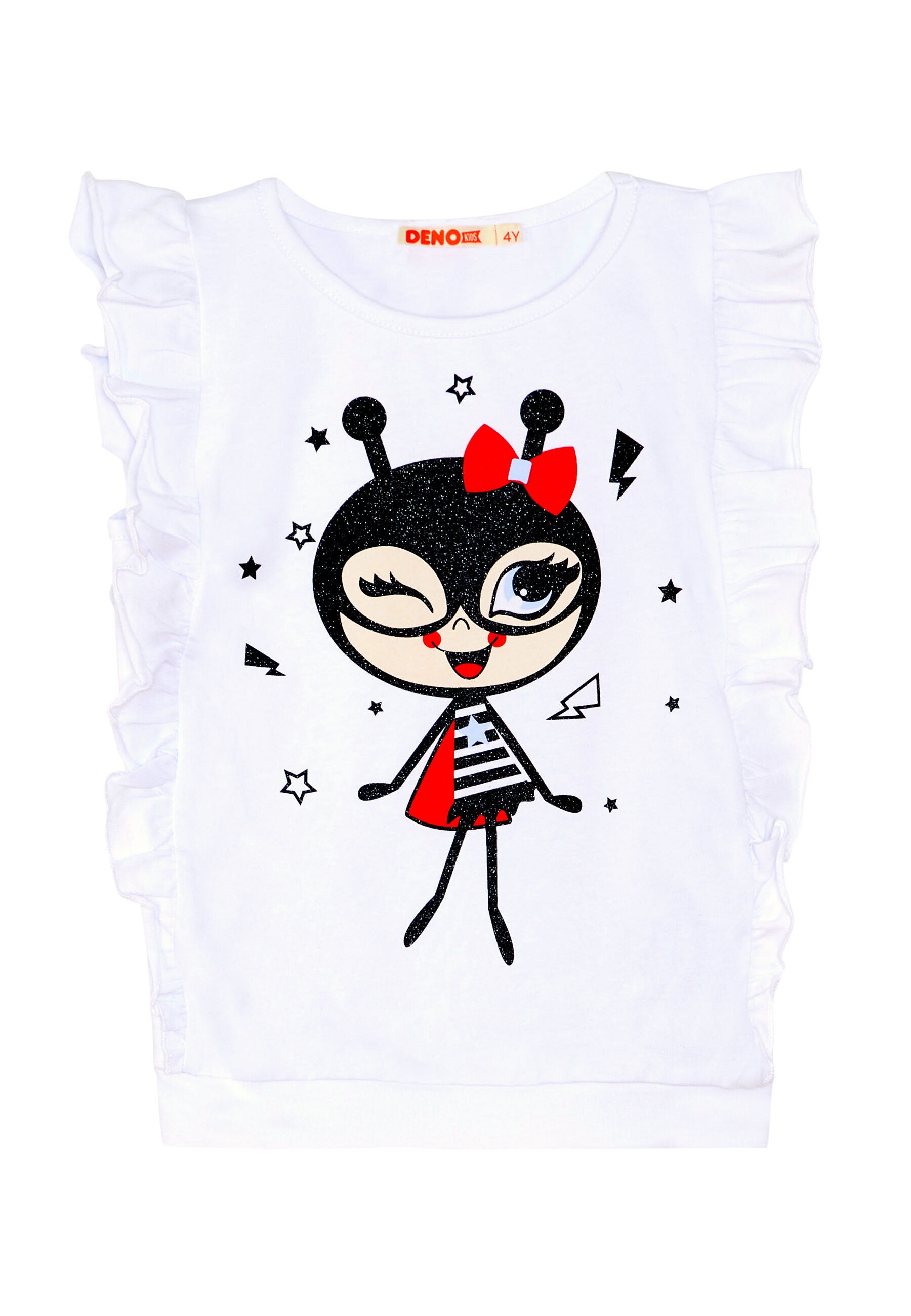 Denokids Hausanzug »Bug Love«, (2 tlg.), mit Marienkäfer-Print