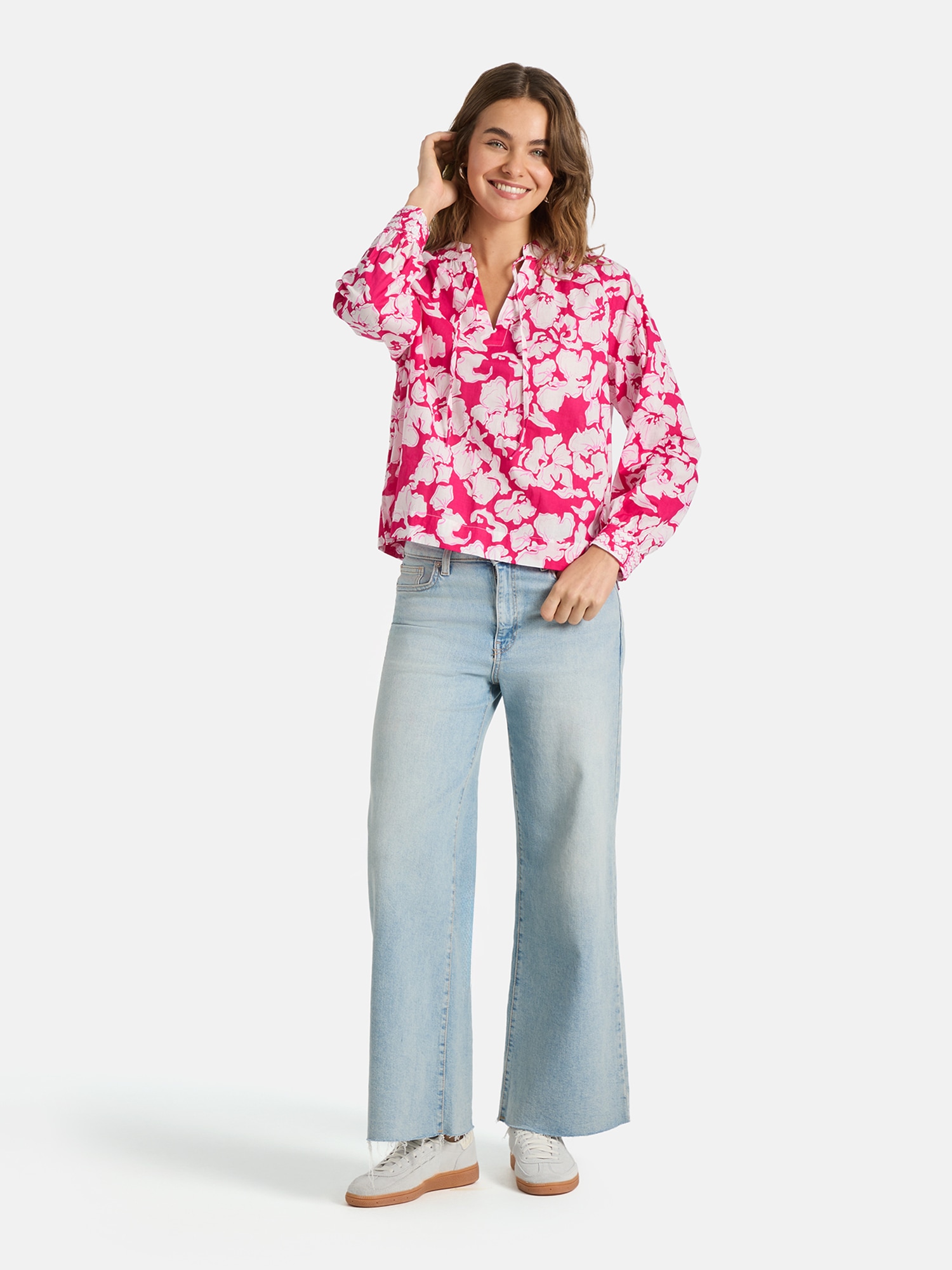 Lieblingsstück Schlupfbluse »RukaniL« mit Allover-Muster