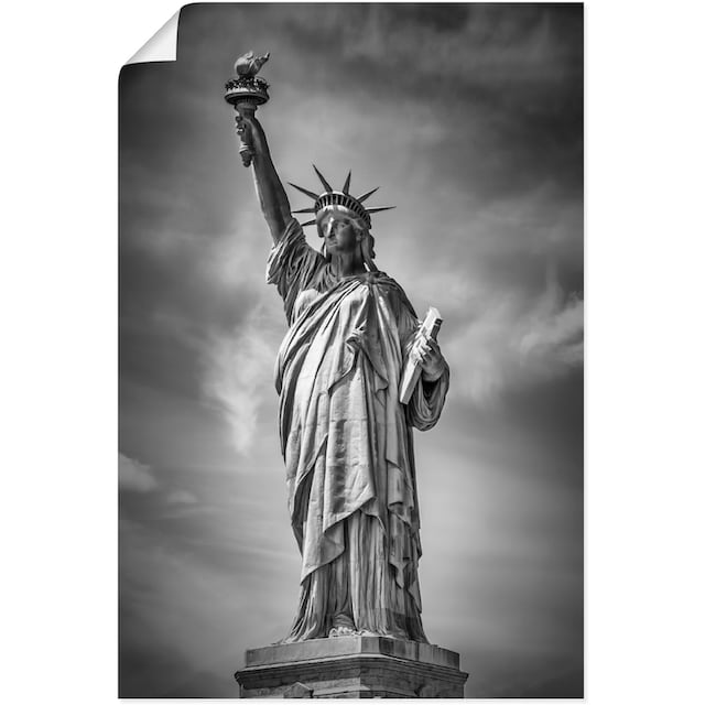 Artland Wandbild »New York City Freiheitsstatue II«, Bilder von Amerika, (1  St.), als Alubild, Leinwandbild, Wandaufkleber oder Poster in versch. Größen  bestellen | BAUR