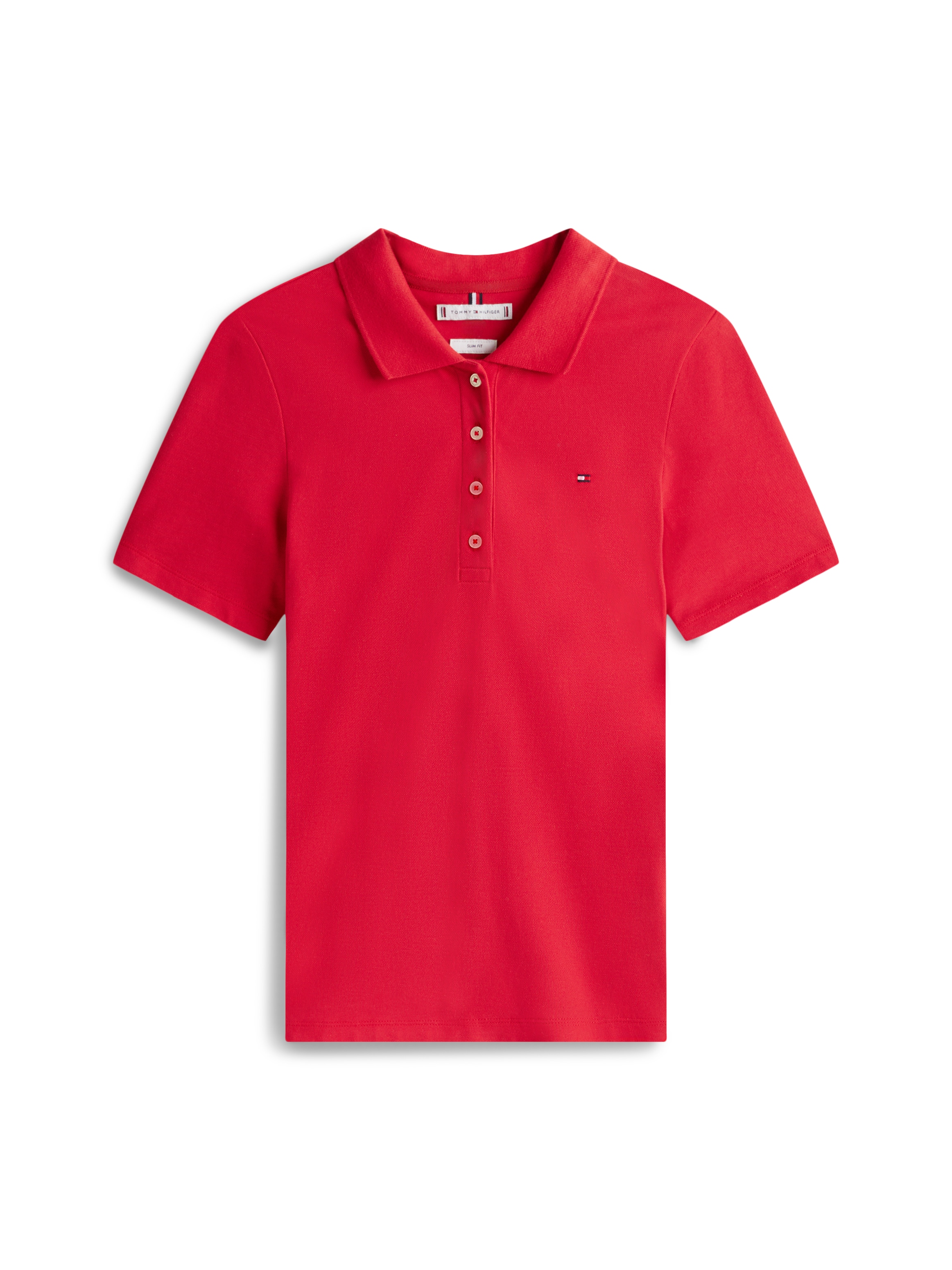 Tommy Hilfiger Poloshirt »1985 Slim Fit Pique Premium« mit Logostickerei, mit Seitenschlitzen
