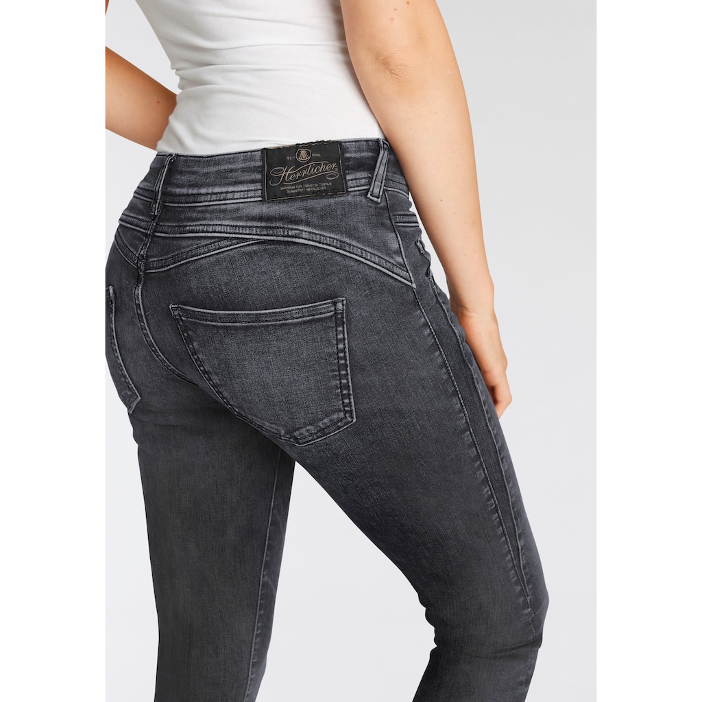 Herrlicher Slim-fit-Jeans »GINA SLIM POWERSTRETCH«, mit seitlichem Keileinsatz