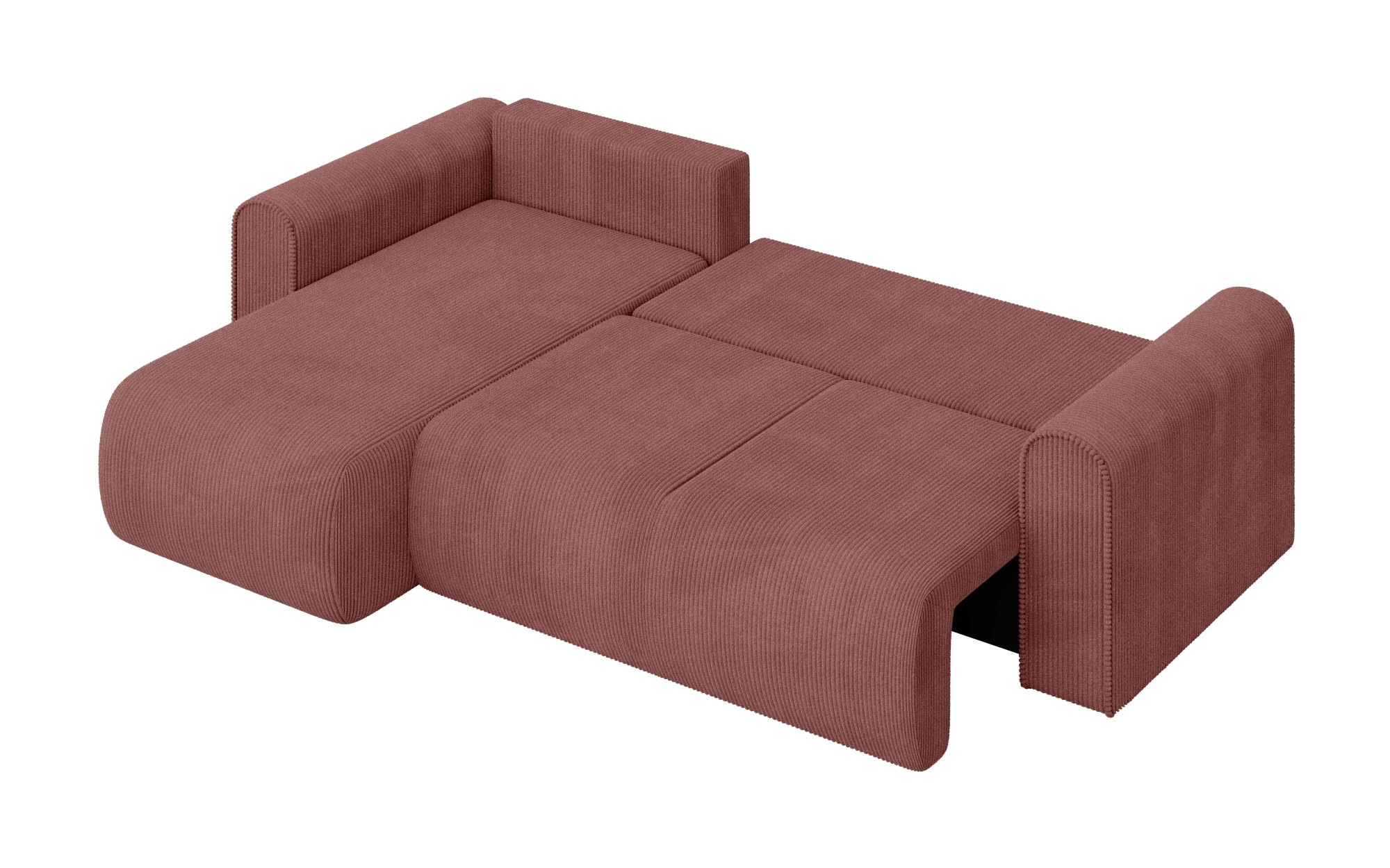 INOSIGN Ecksofa »Zacharia wahlweise Schlafsofa mit Bettkasten, B/T/H 250/166/86 cm«, L-Form mit Wellenunterfederung, Recamiere beidseitig montierbar