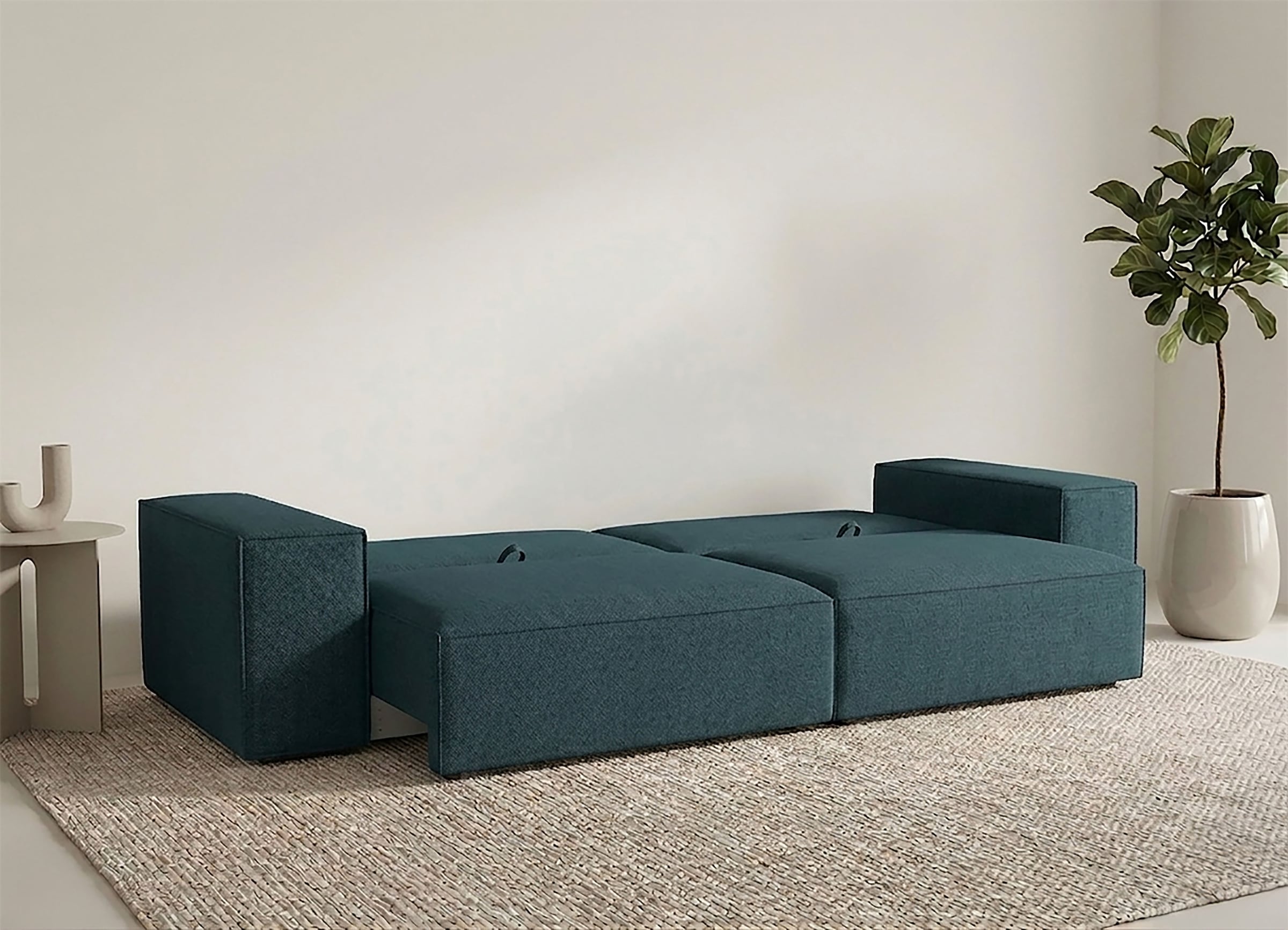 OTTO home »Conor XXL, B: 312cm, Liegefläche: 138x 238cm, in Cord und Velours« Schlafsofa mit Schlaffunktion und Bettkasten