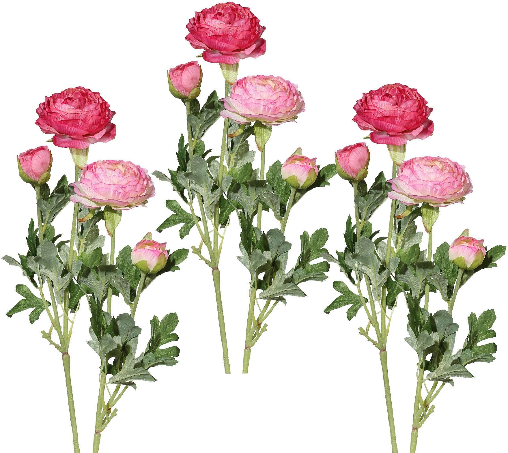 Creativ green Kunstblume "Ranunkel" für schöne Arrangements wie Sträuße und Gestecke