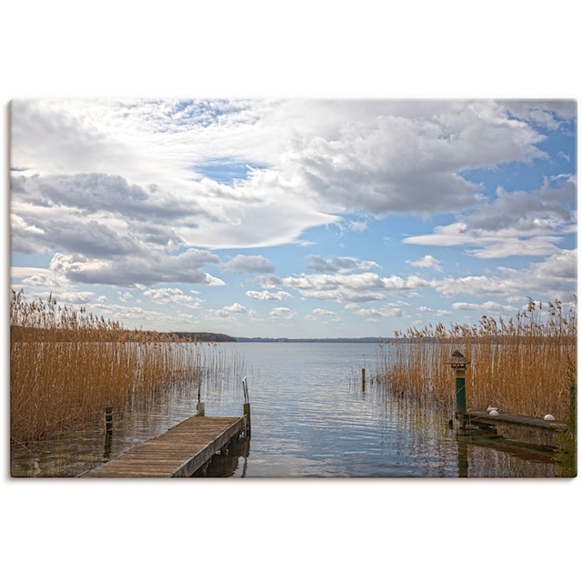 Artland Wandbild »Idylle am Ratzeburger See«, Seebilder, (1 St.), als  Alubild, Leinwandbild, Wandaufkleber oder Poster in versch. Größen  bestellen | BAUR