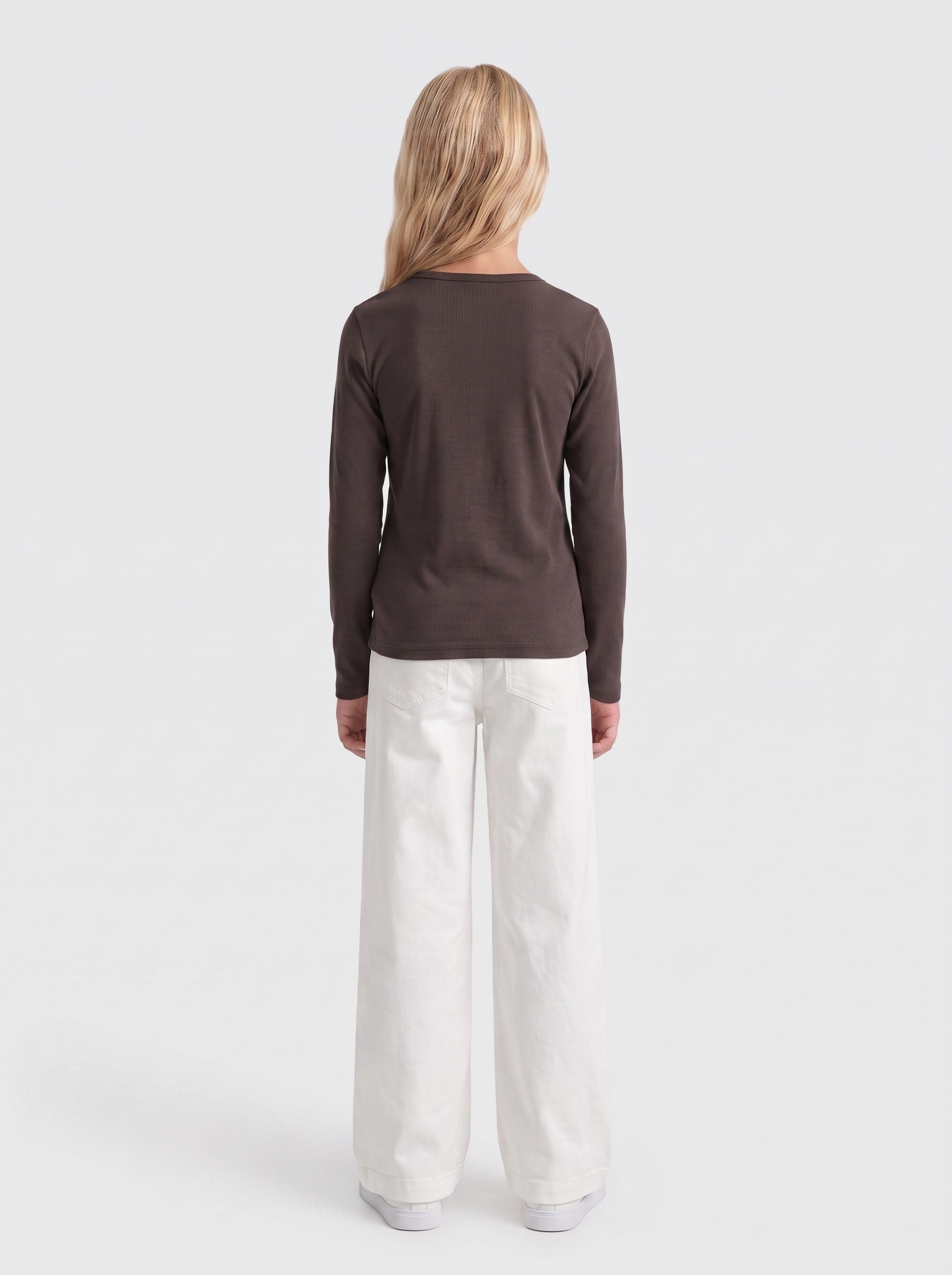 KIDS ONLY Langarmshirt »KOGELVA JUNE EMB L/S TEE JRS« Materialmix,