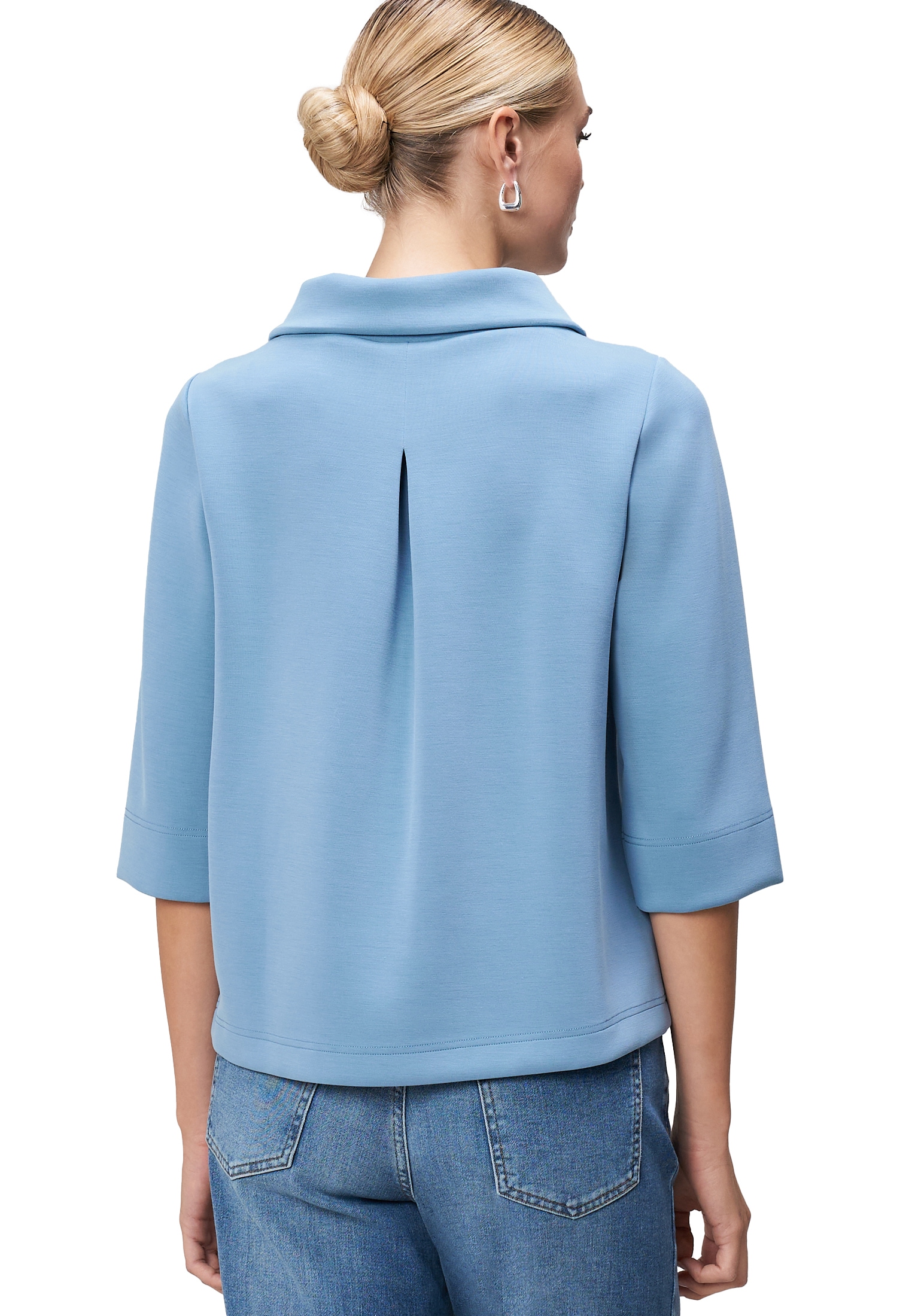 Zero Sweatshirt »zero Damen Sweatshirt mit weitem Rollkragen«, Plain/ohne Details