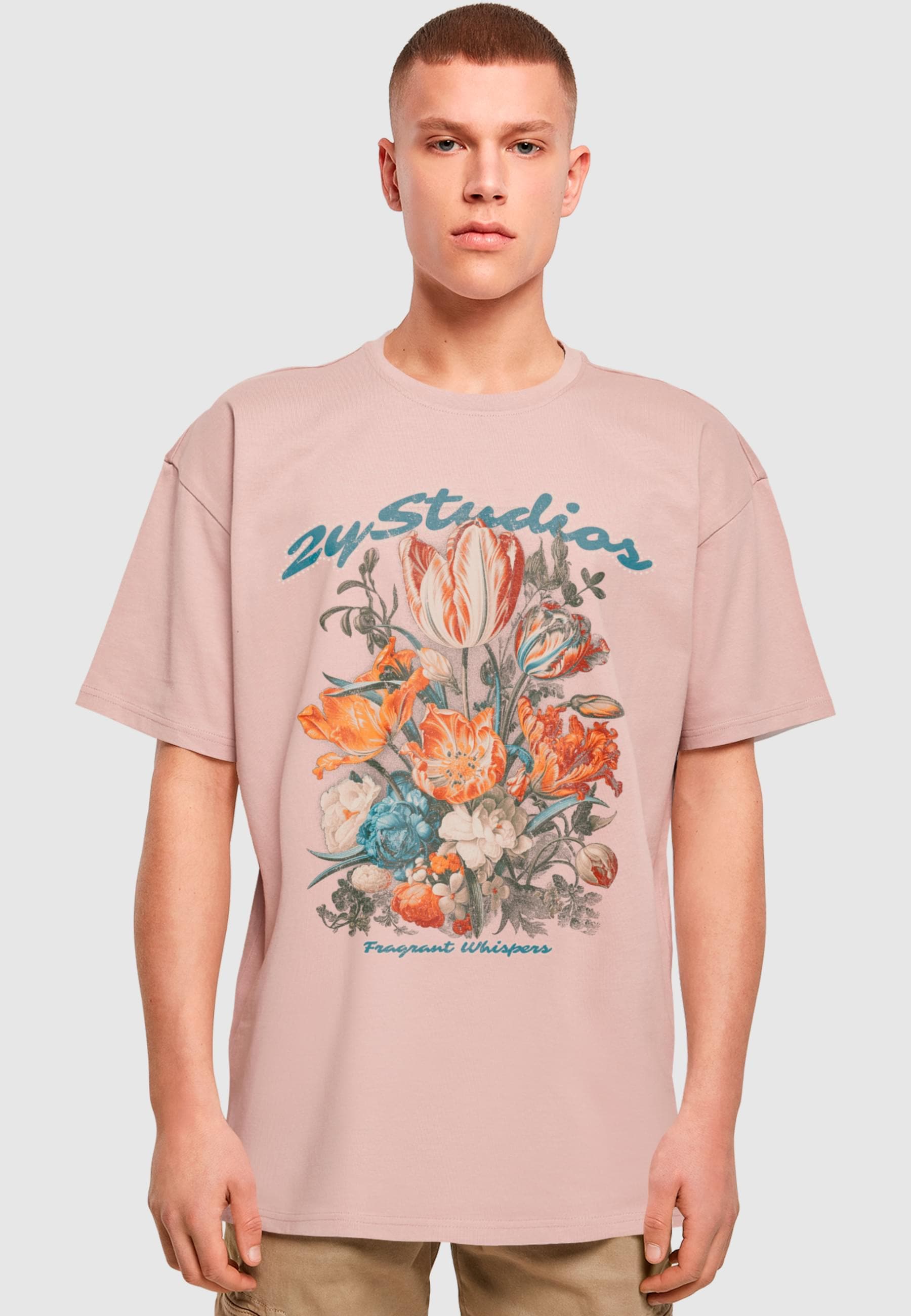 2Y Studios T-Shirt »2Y Studios Herren FLOWERS TEE«, (1 tlg.)