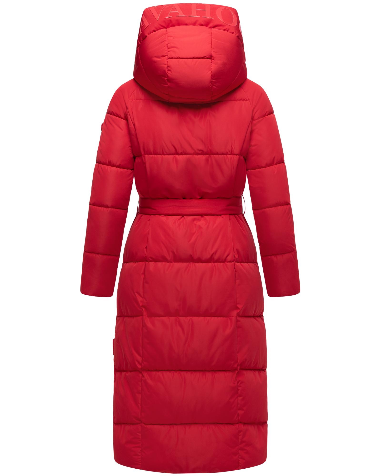 Thumbnail - Navahoo Steppmantel "Eisblick 14" Gesteppter Damen Mantel mit Taillengürtel