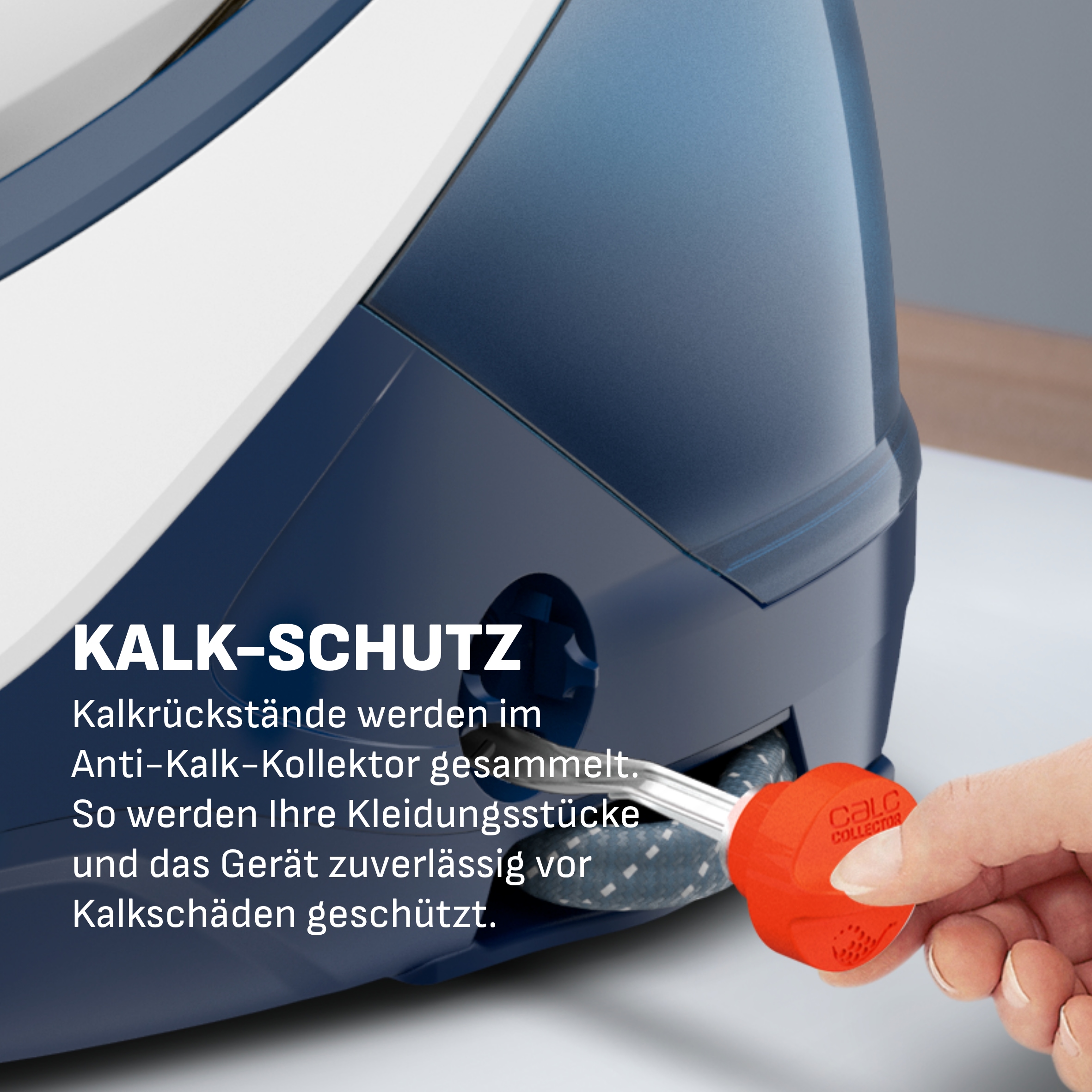 Tefal Dampfbügelstation »GV9225 Pro Express Protect mit 550 g/min Boost Dampfstoß« 1.800 ml Wassertank Durilium AirGlide Ultra Thin, Protect System gegen Wasserflecken