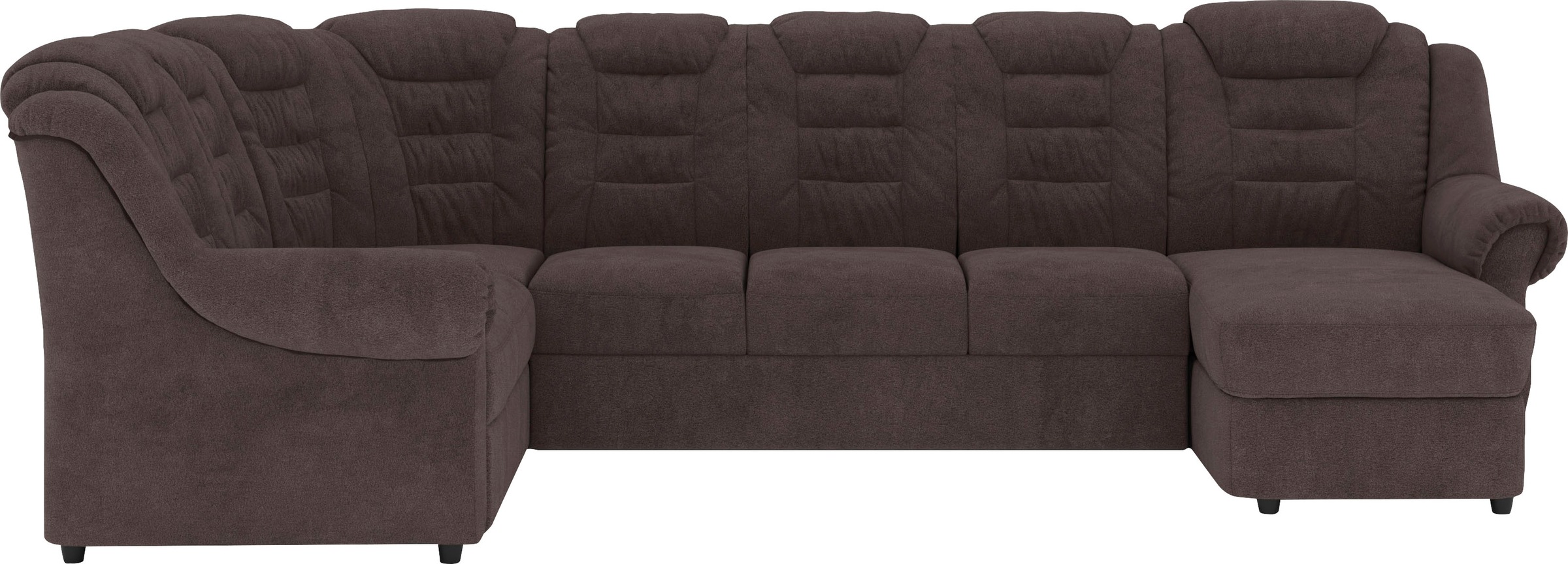 Thumbnail - Home affaire Wohnlandschaft "Boston U-Form" mit hoher Rückenlehne, wahlweise mit Bettfunktion & Stauraum